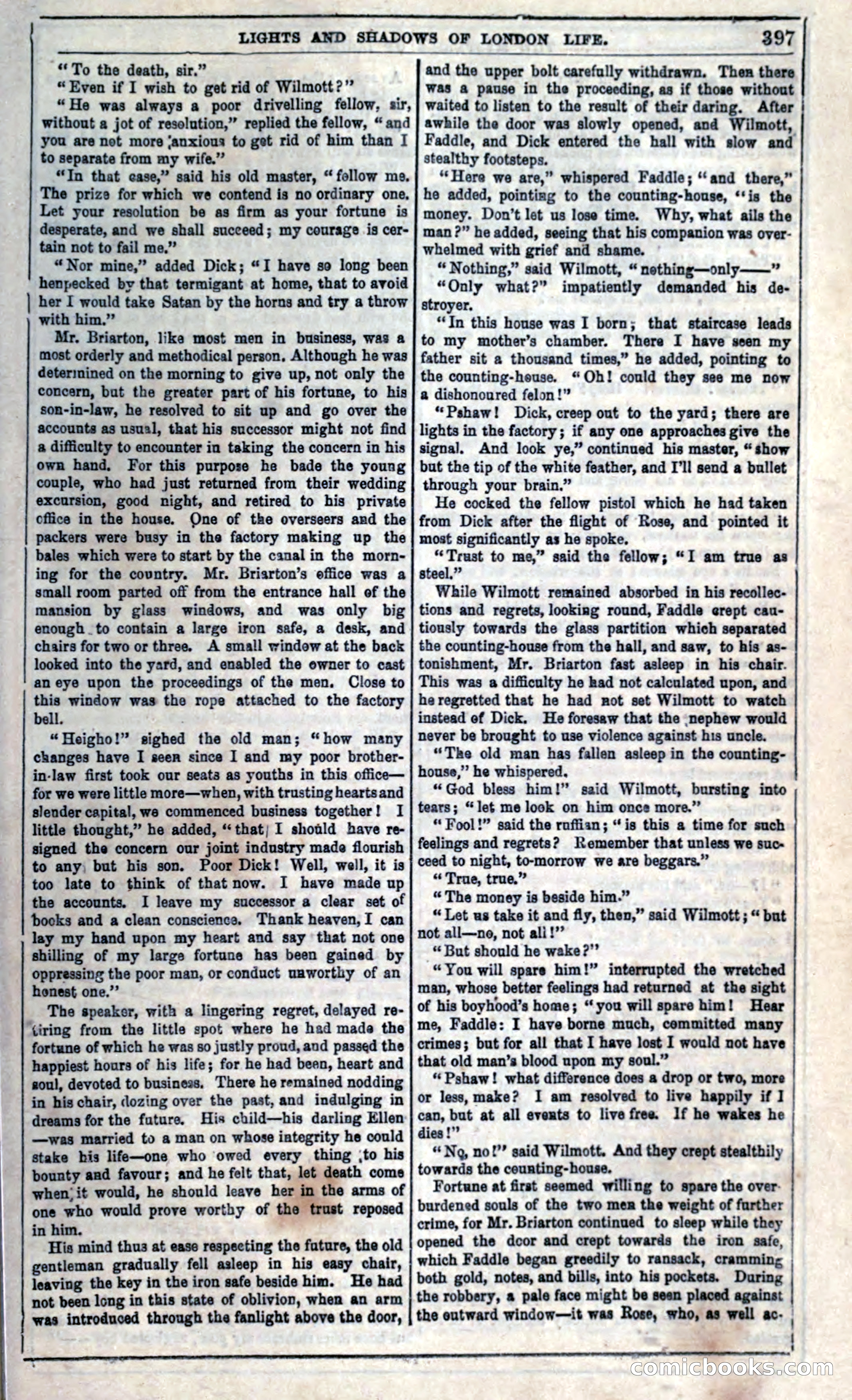 The Mysteries of London; or, Lights and Shadows of London Life — page 399 of 394