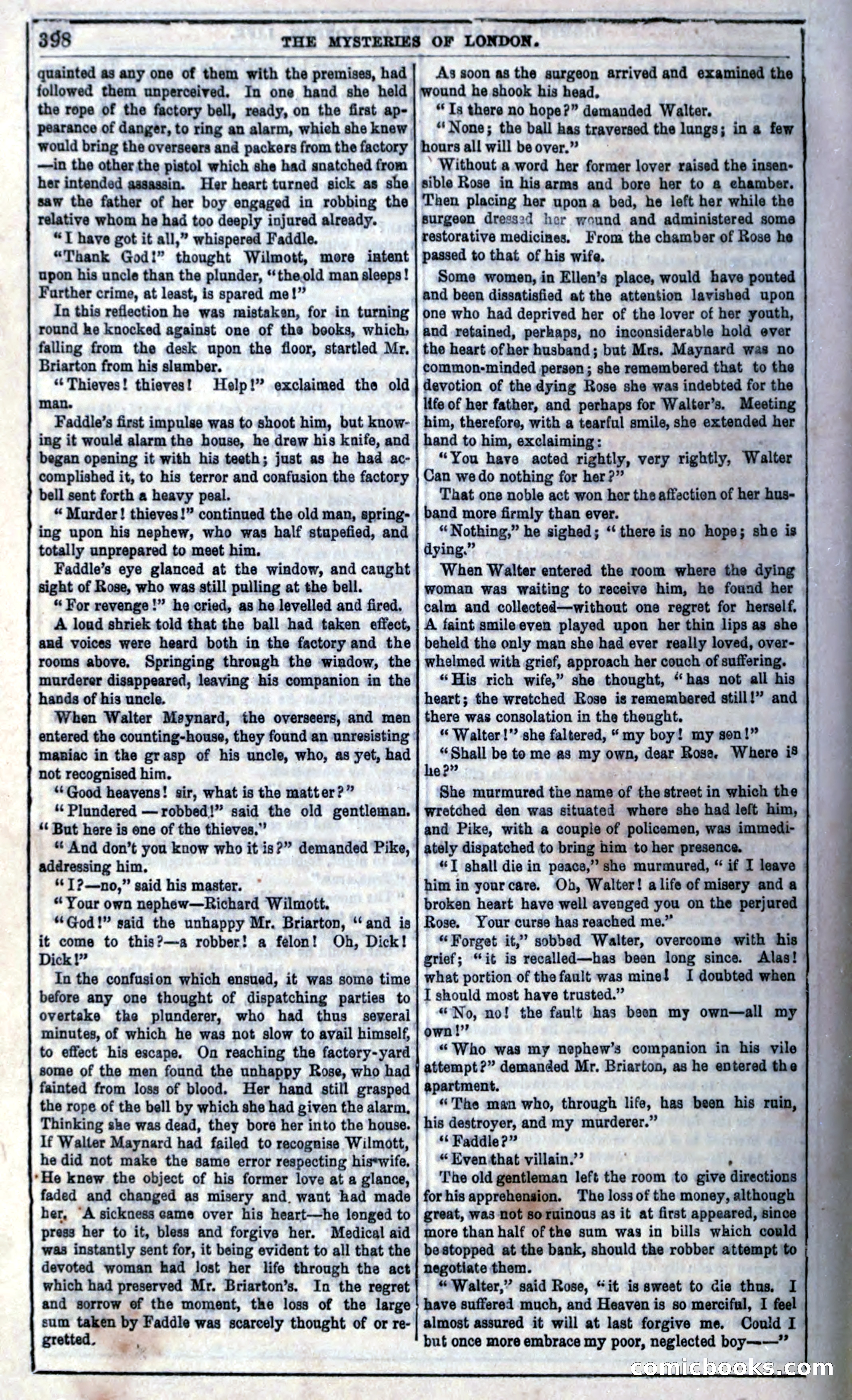 The Mysteries of London; or, Lights and Shadows of London Life — page 400 of 394
