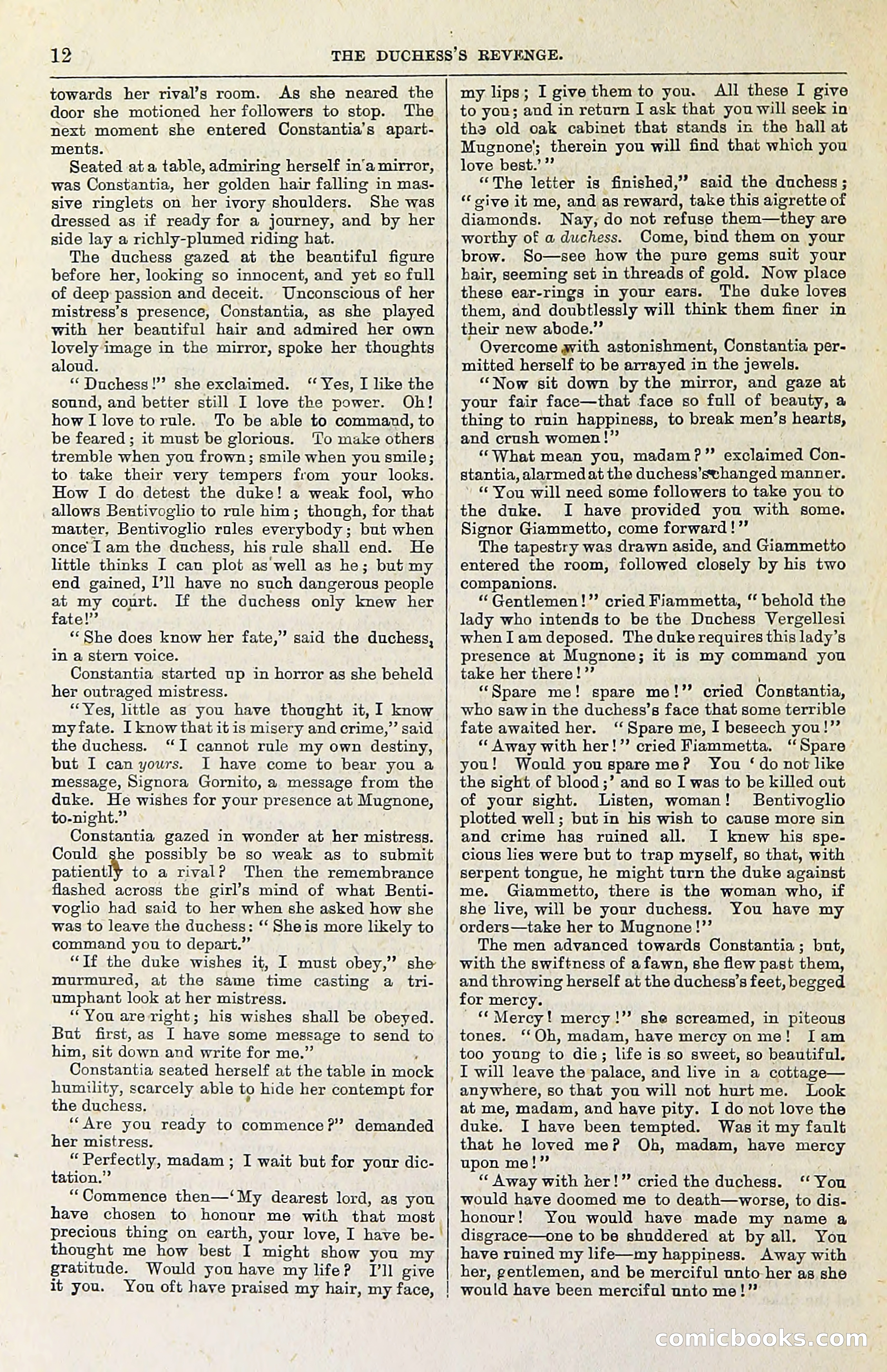 The Duchess's Revenge or The Three Warnings — page 14 of 20