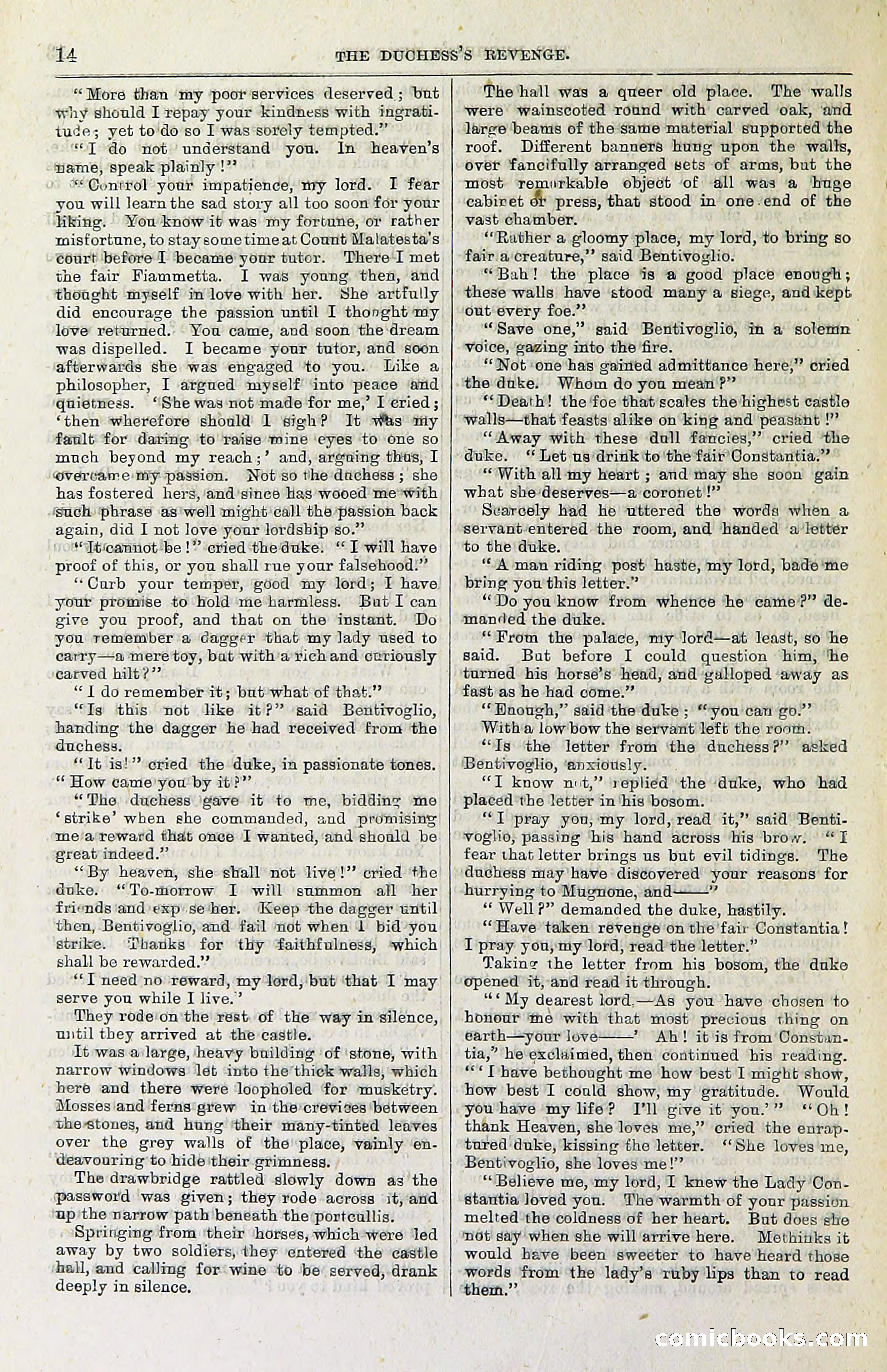 The Duchess's Revenge or The Three Warnings — page 16 of 20