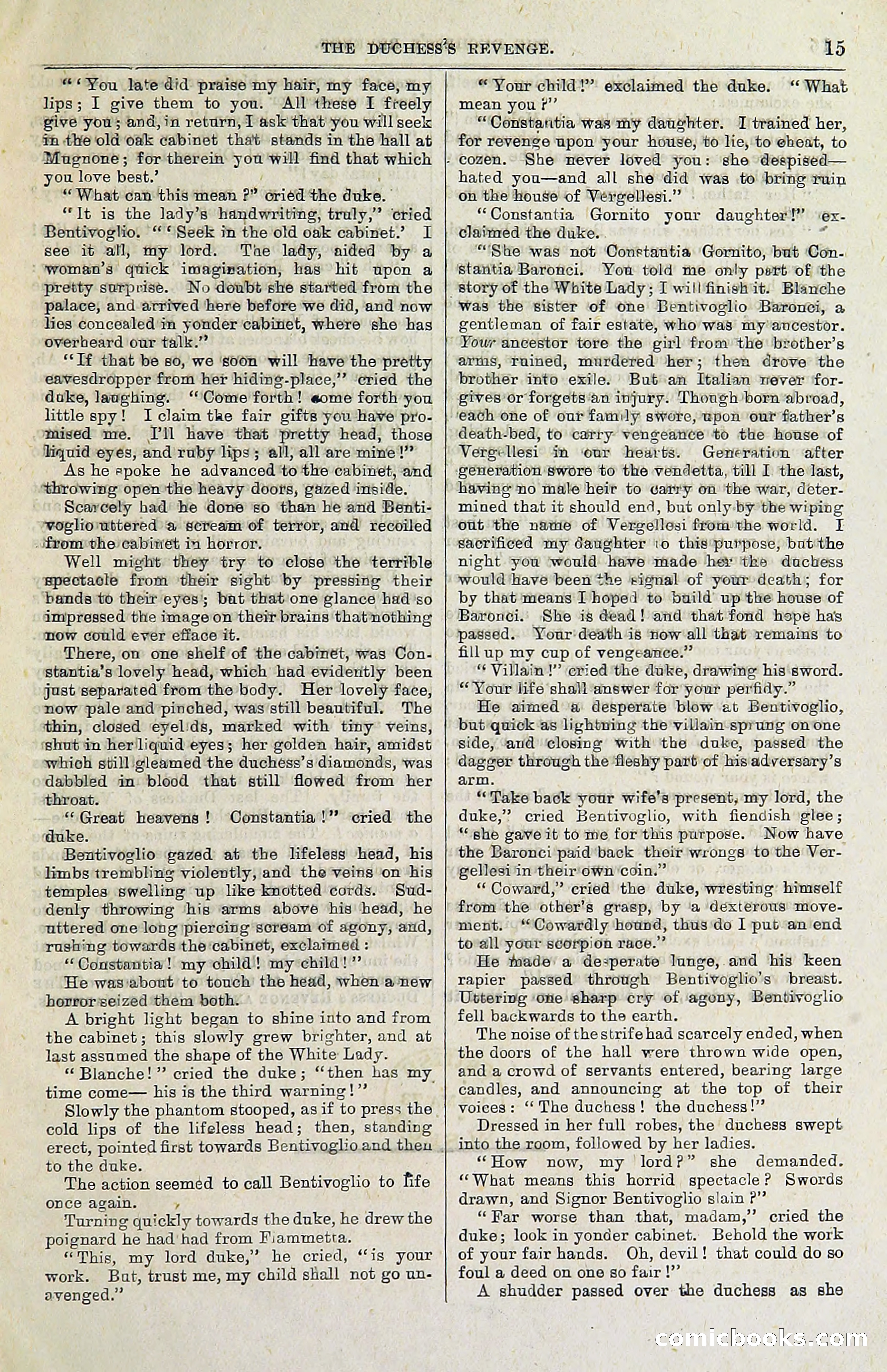 The Duchess's Revenge or The Three Warnings — page 17 of 20
