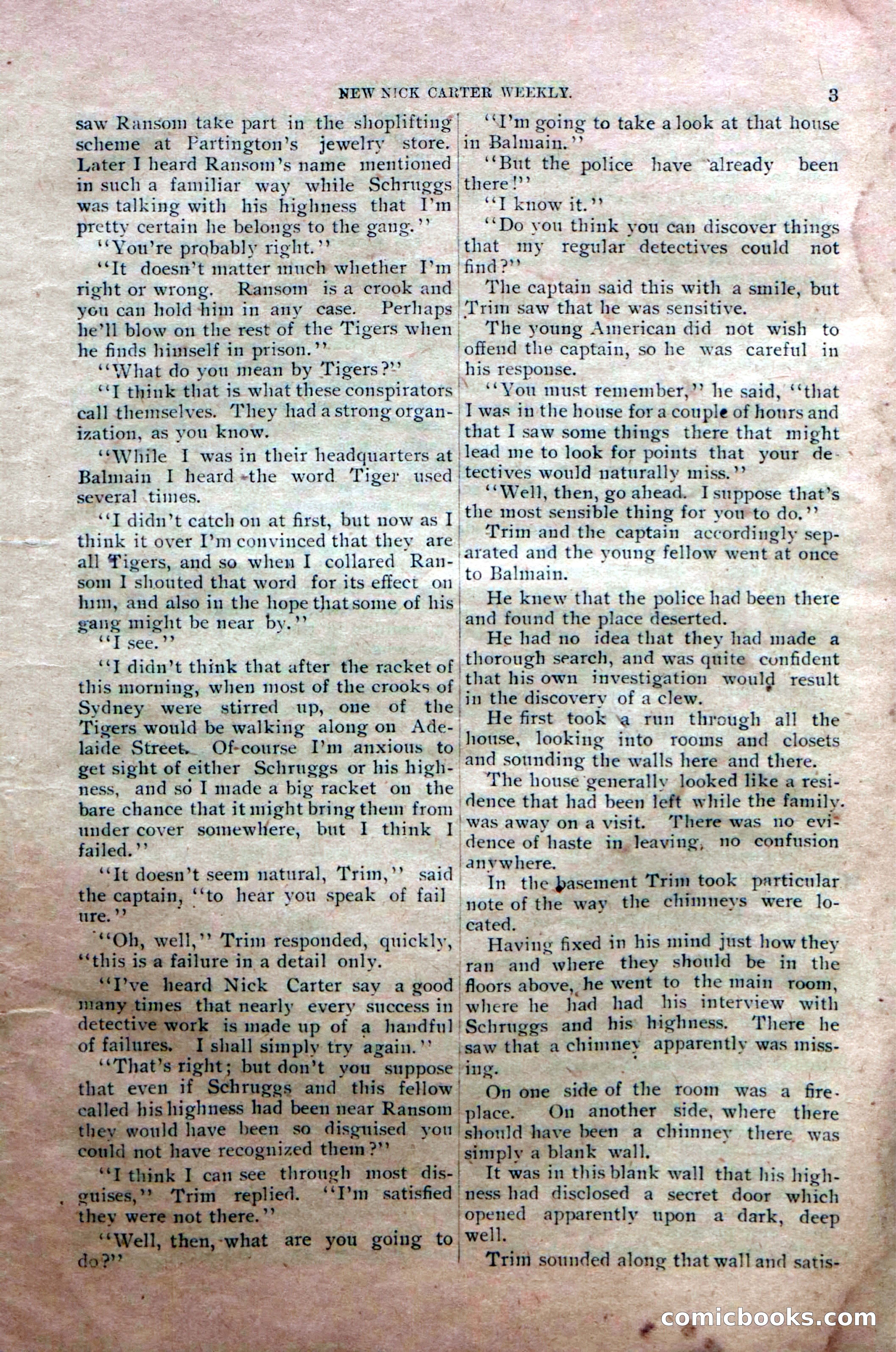 New Nick Carter Weekly, No. 8 — page 5 of 36