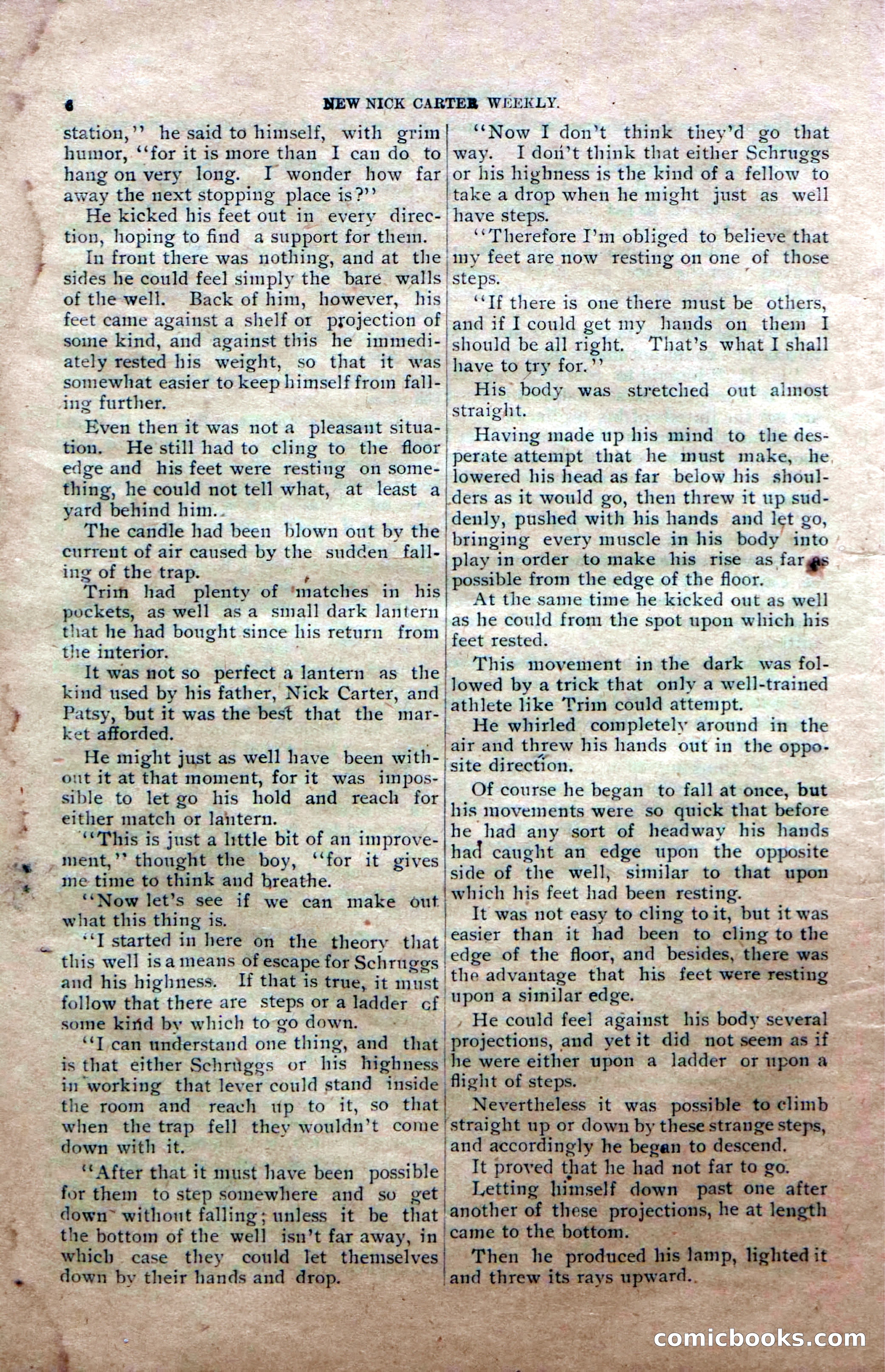 New Nick Carter Weekly, No. 8 — page 8 of 36