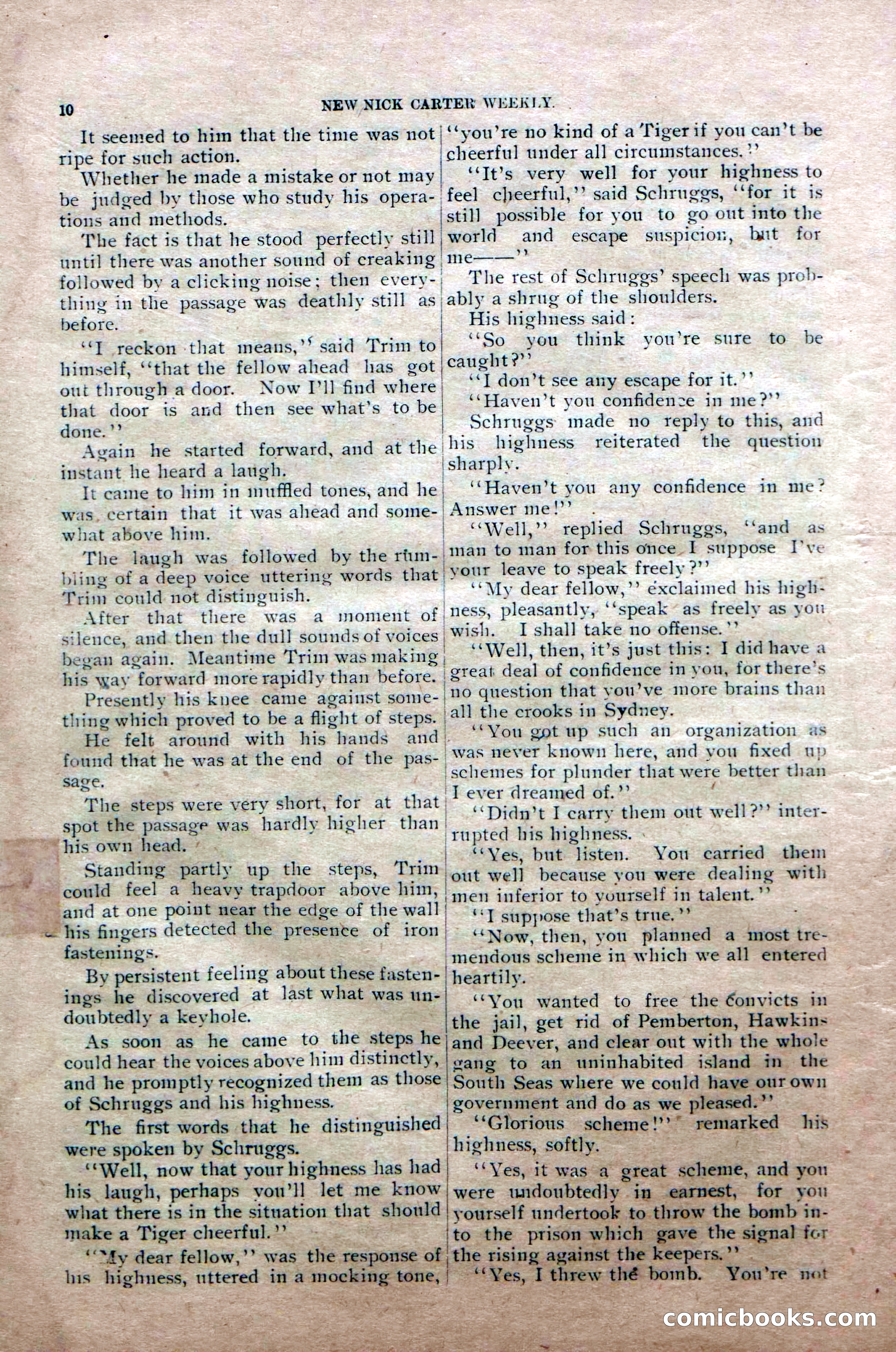 New Nick Carter Weekly, No. 8 — page 12 of 36