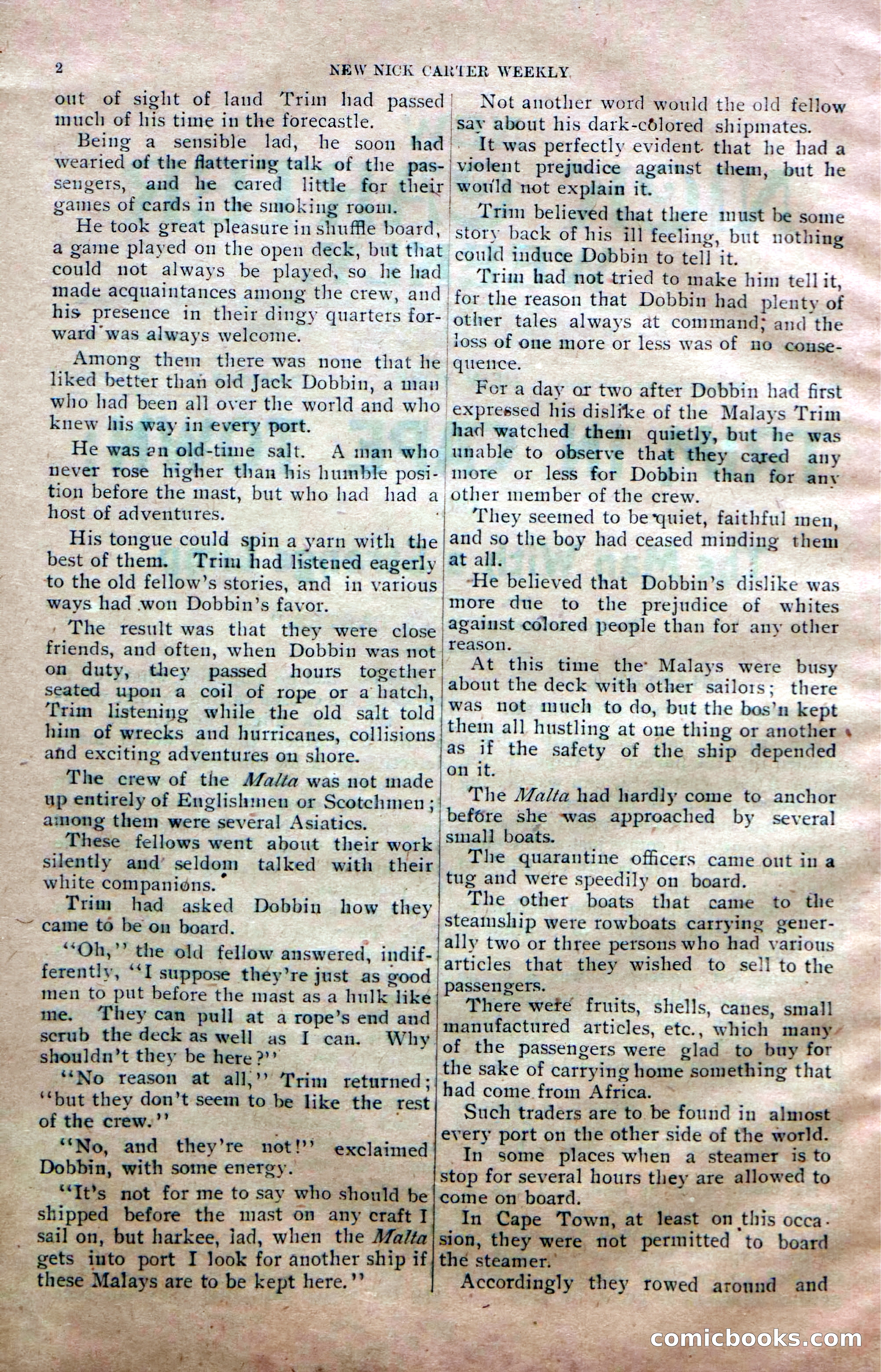 New Nick Carter Weekly, No. 9 — page 4 of 36