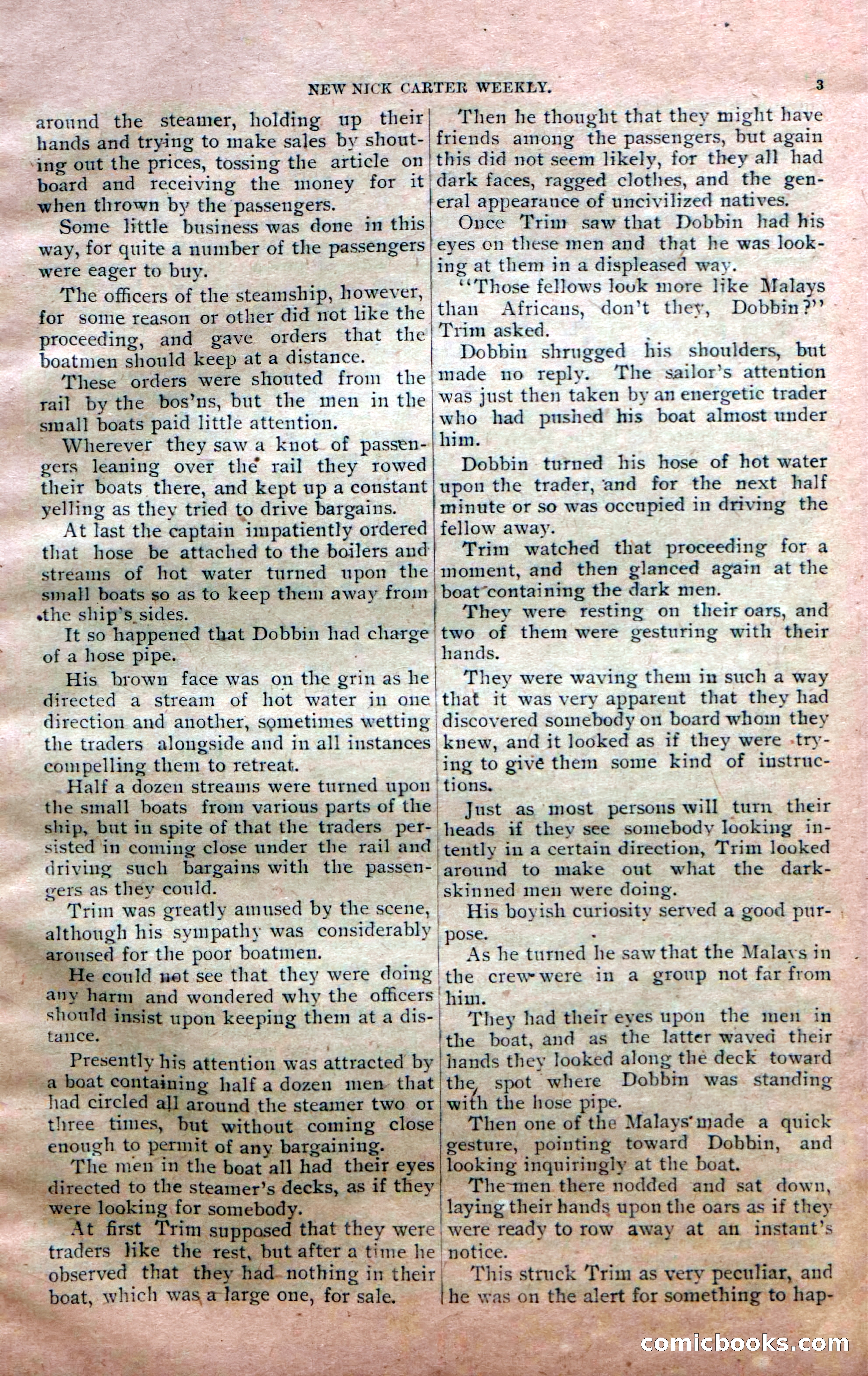 New Nick Carter Weekly, No. 9 — page 5 of 36