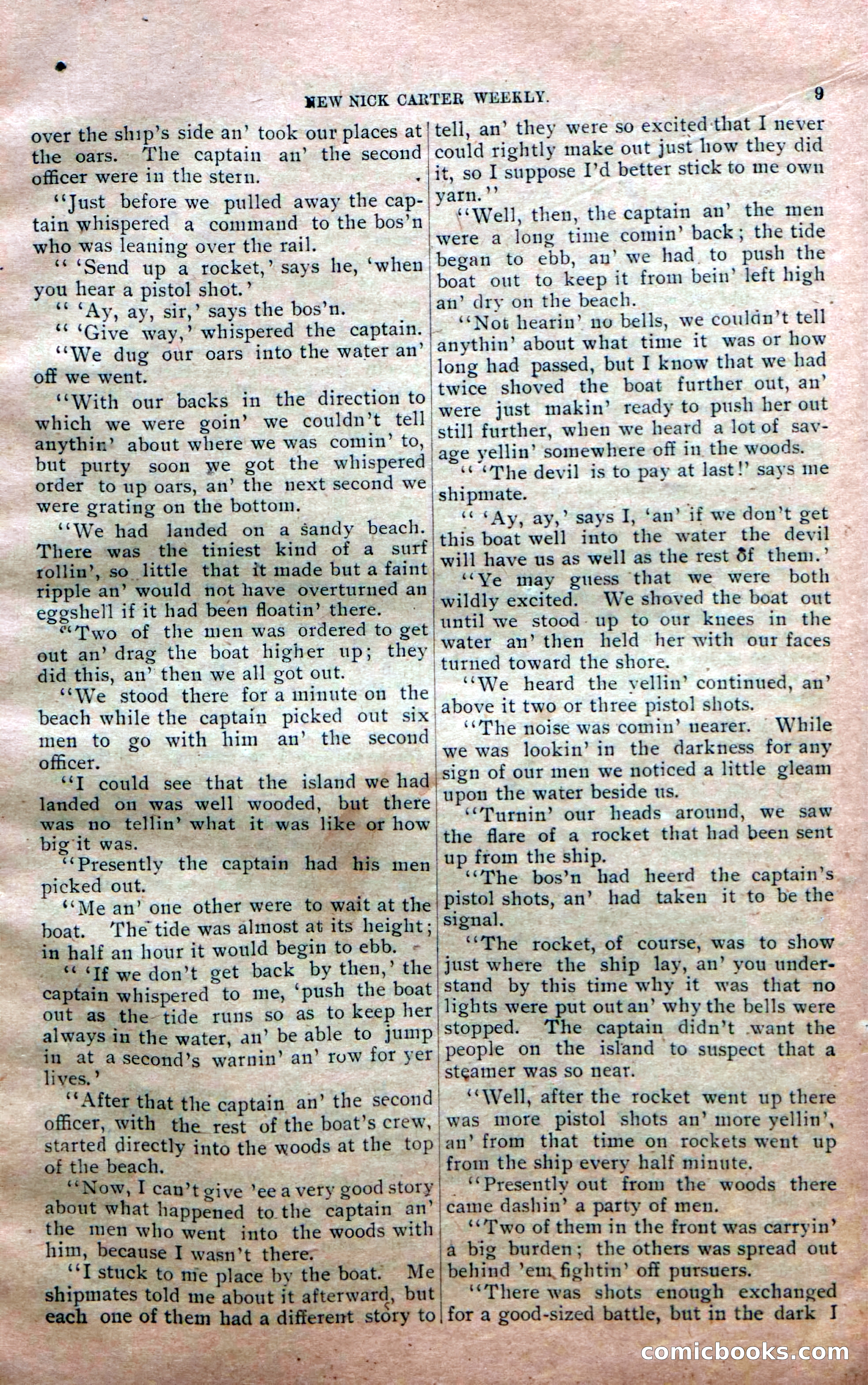 New Nick Carter Weekly, No. 9 — page 11 of 36