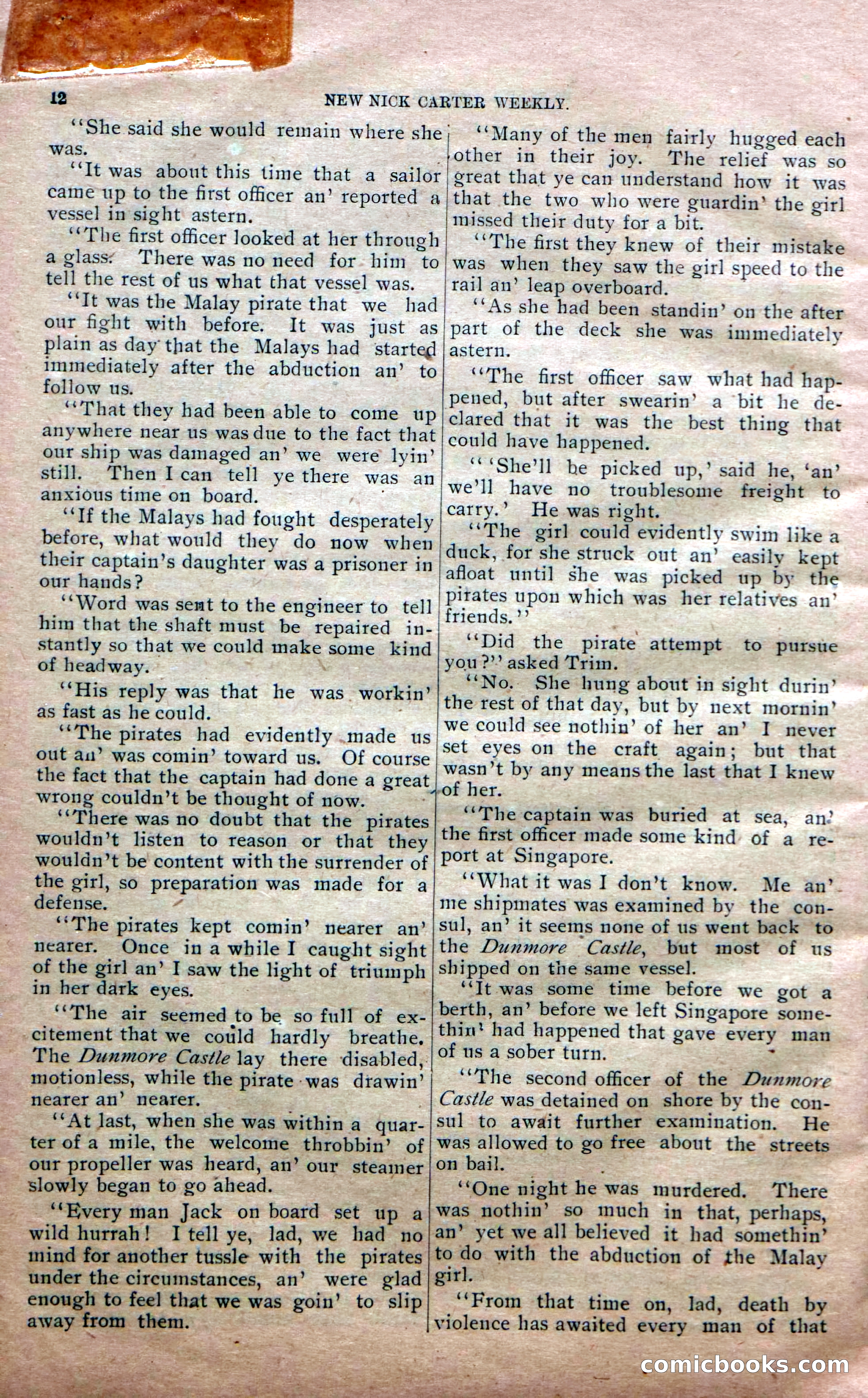 New Nick Carter Weekly, No. 9 — page 14 of 36