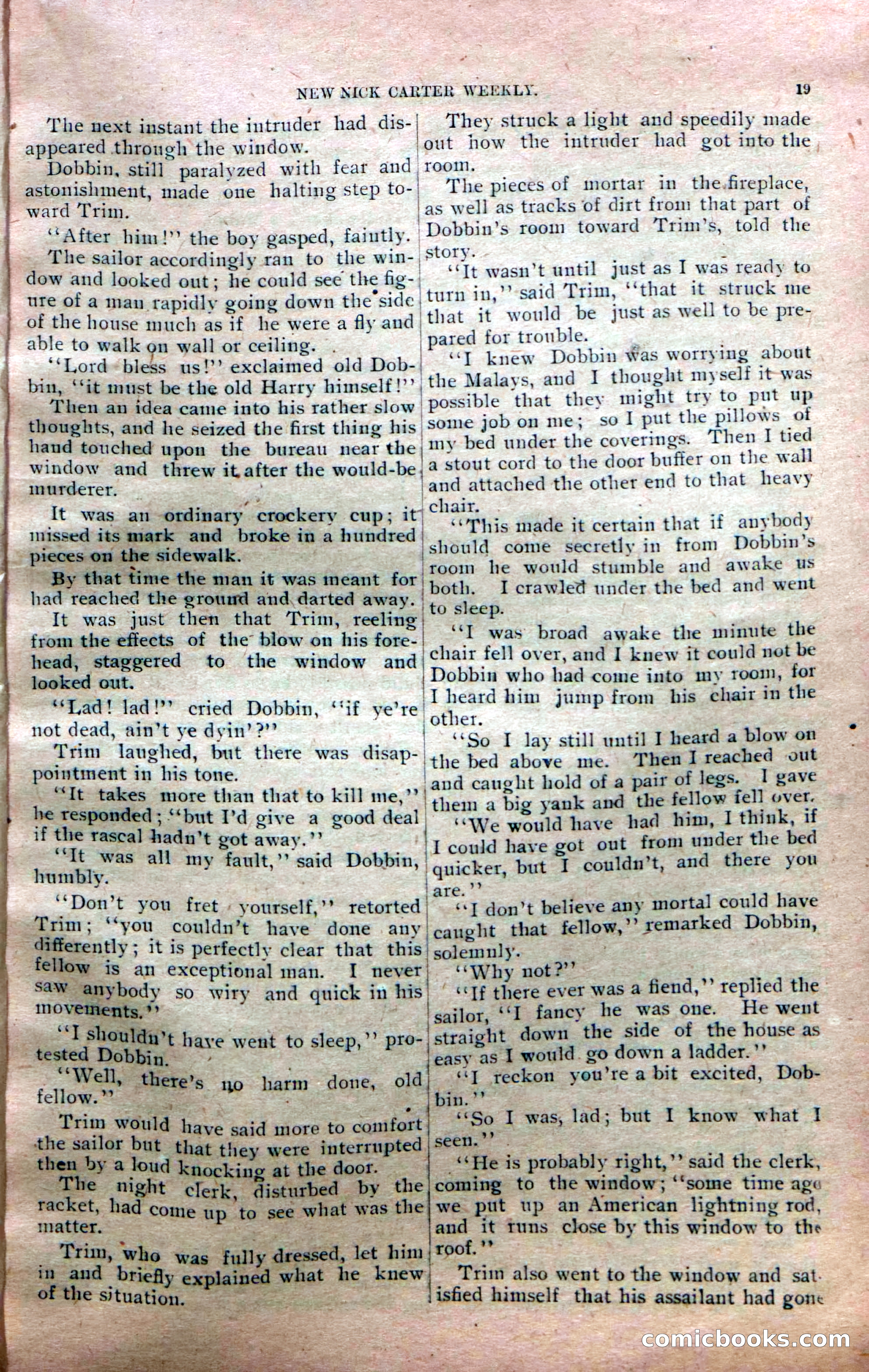 New Nick Carter Weekly, No. 9 — page 21 of 36