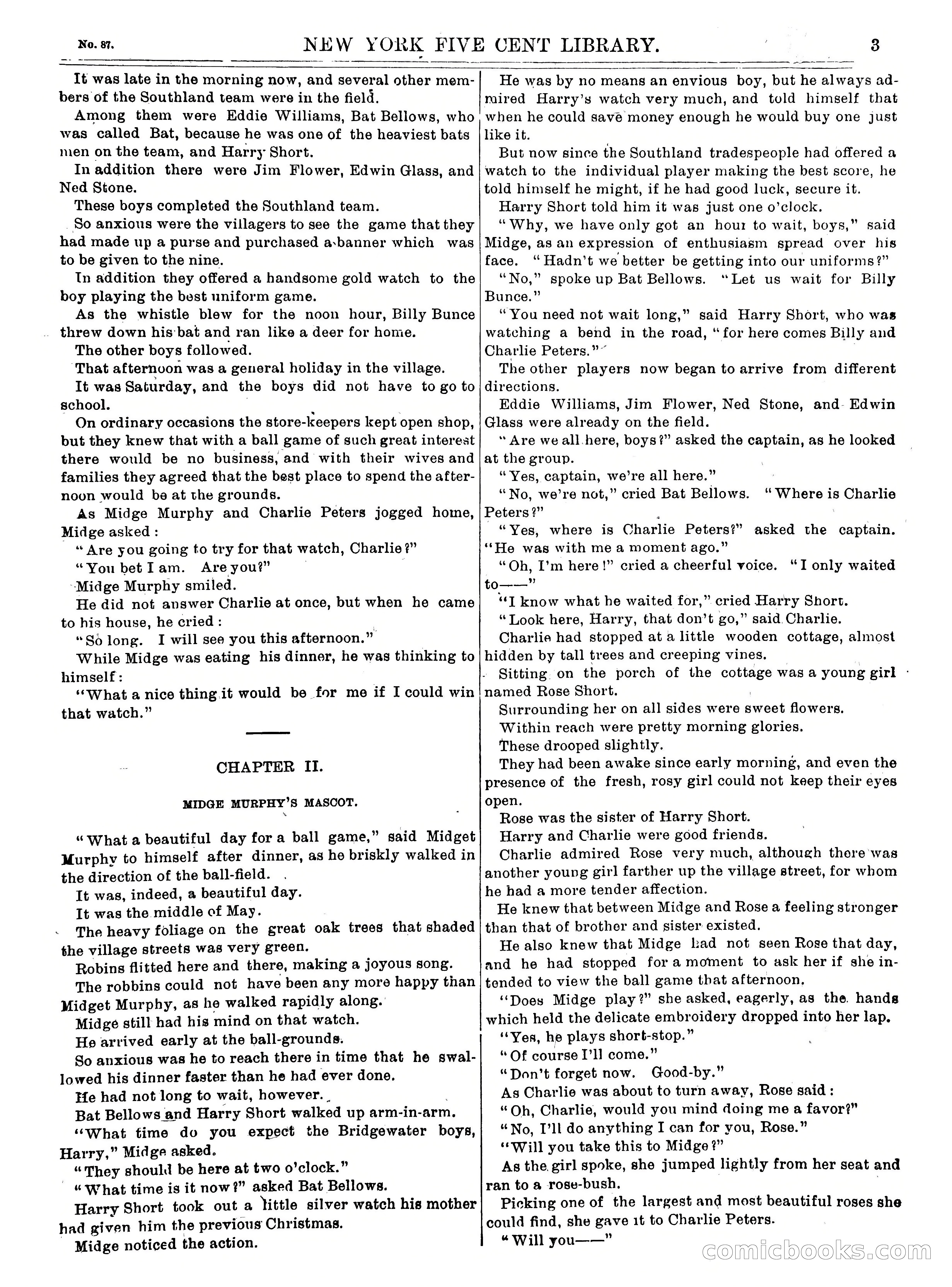 Yale Murphy, the Great Short-Stop — page 3 of 16