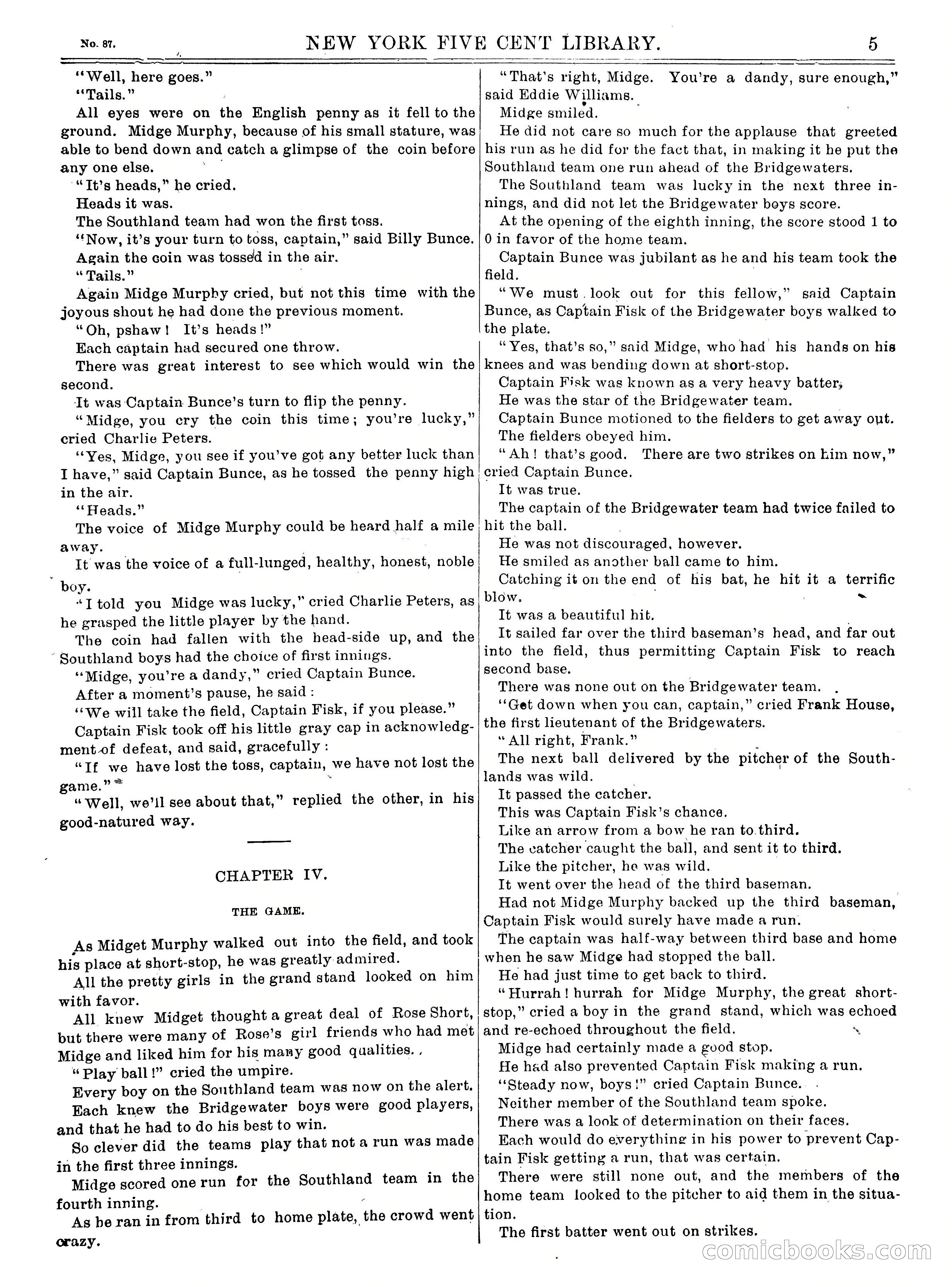 Yale Murphy, the Great Short-Stop — page 5 of 16