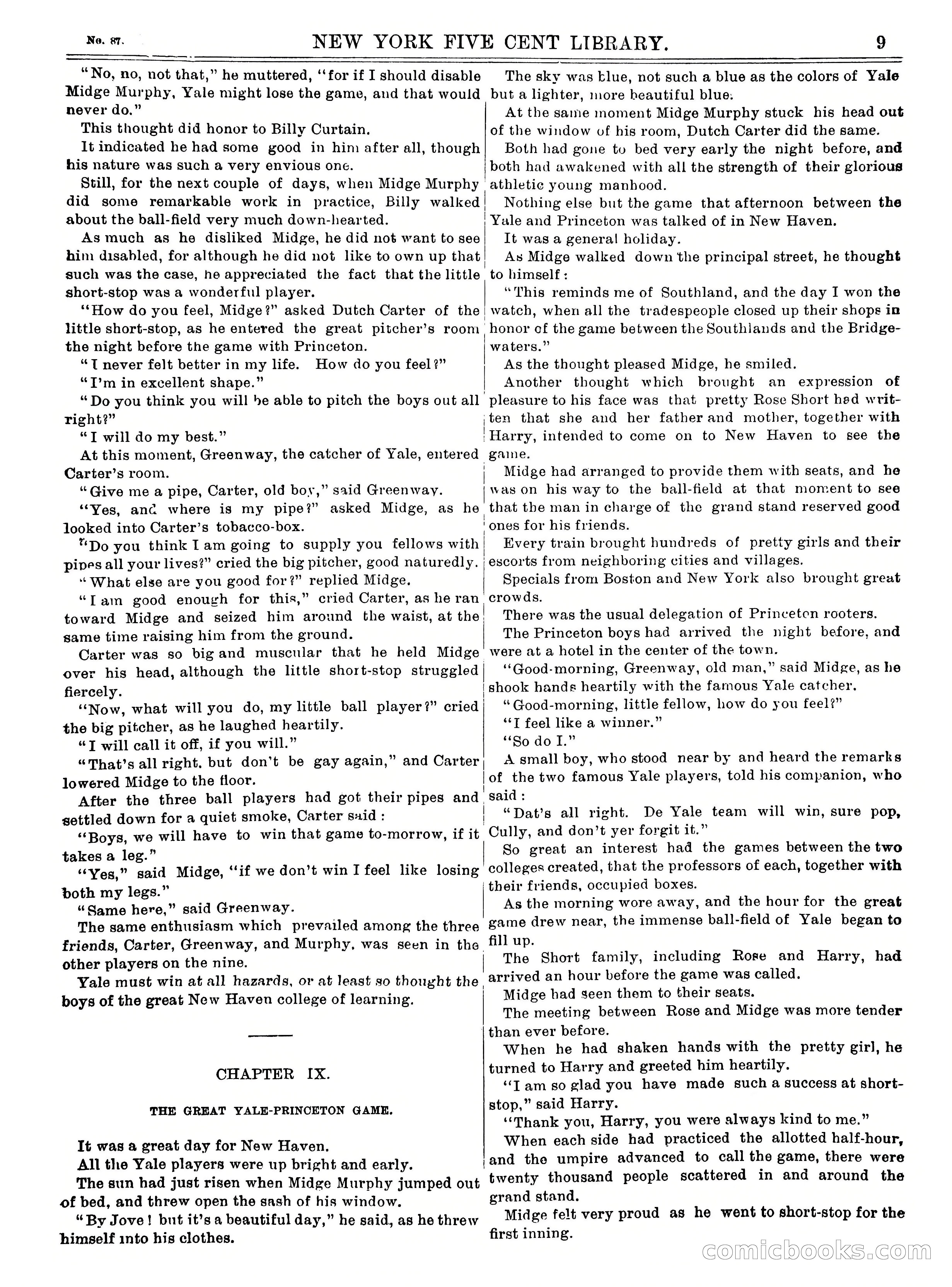 Yale Murphy, the Great Short-Stop — page 9 of 16