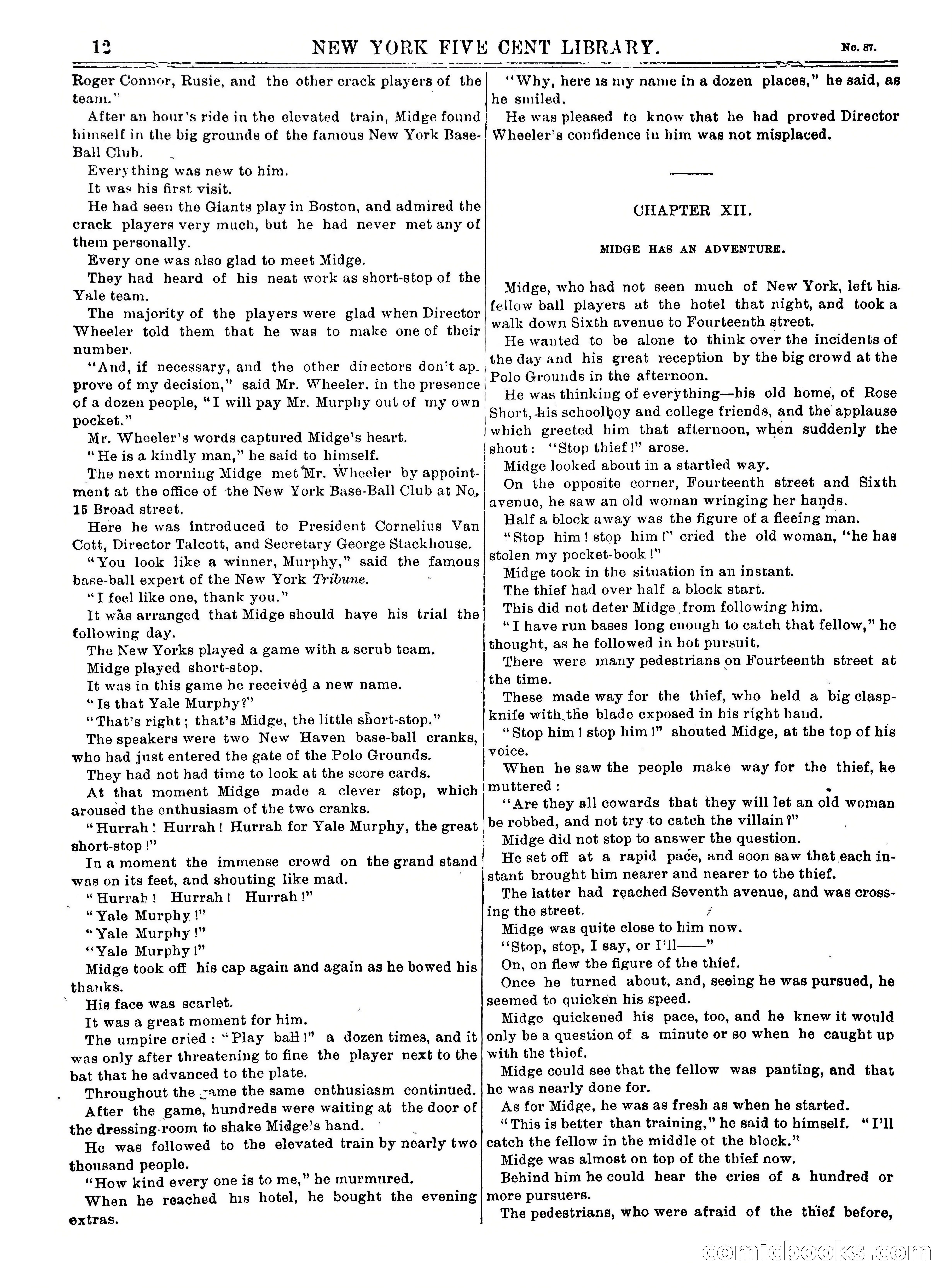 Yale Murphy, the Great Short-Stop — page 12 of 16