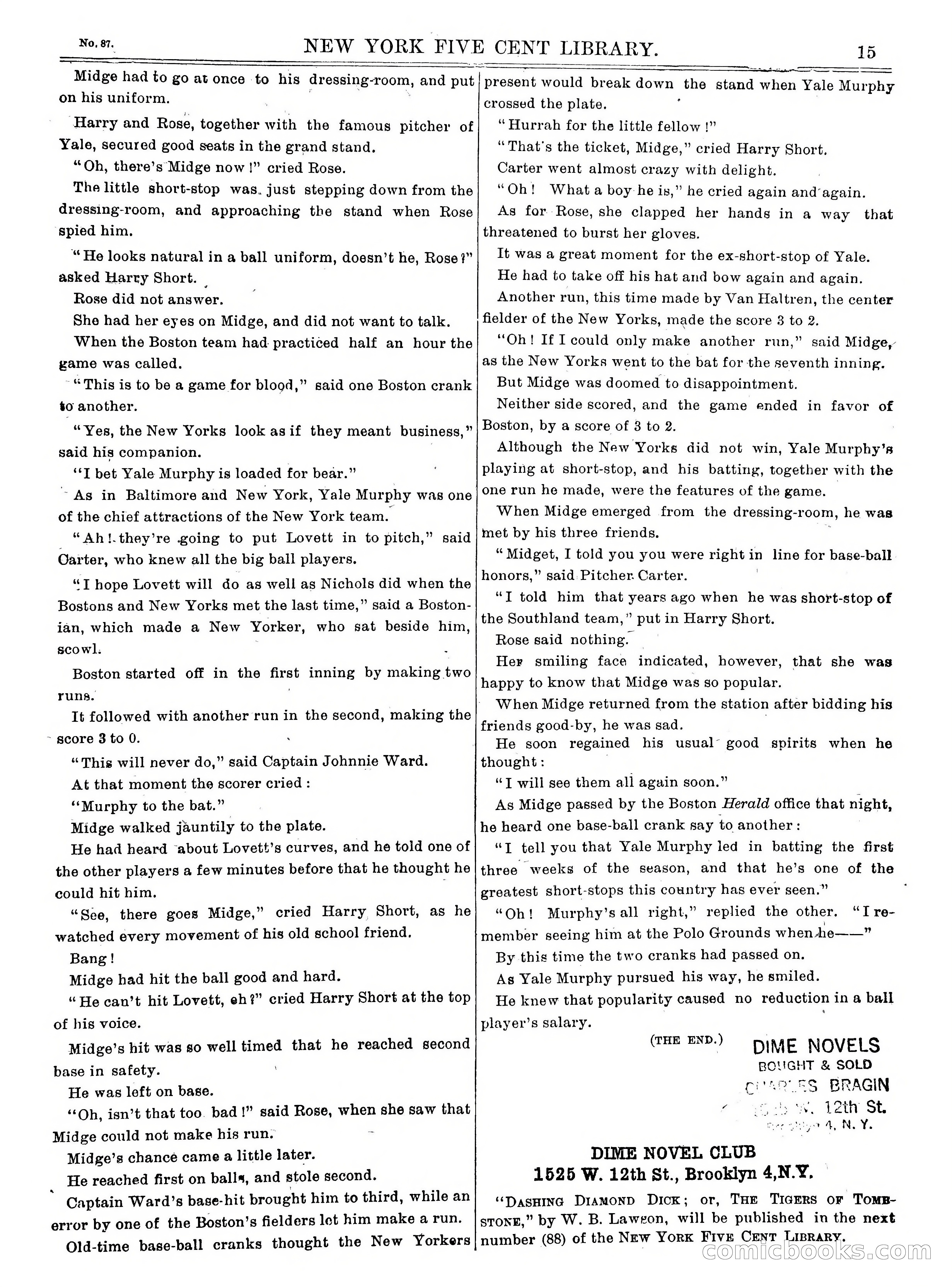 Yale Murphy, the Great Short-Stop — page 15 of 16