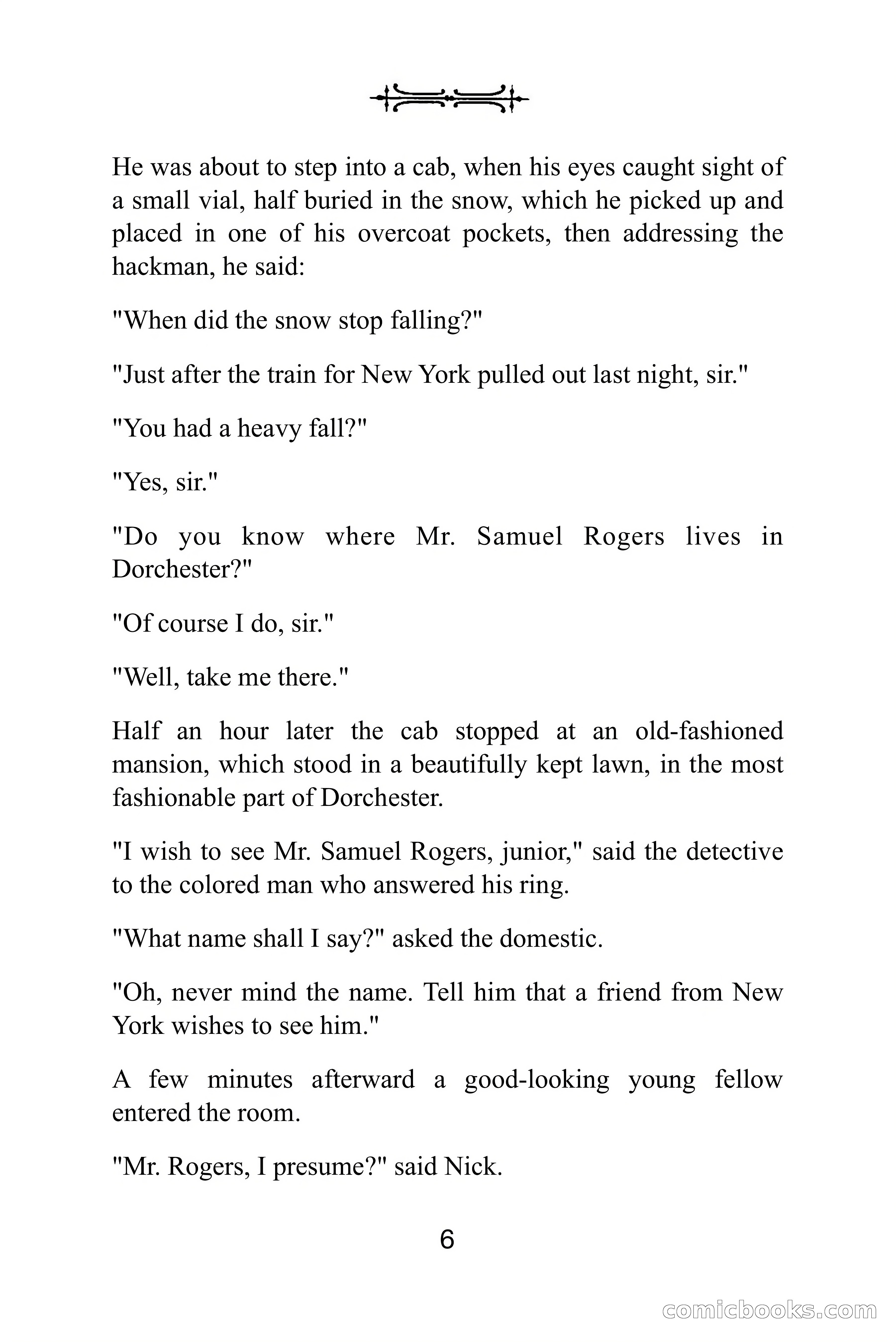 Nick Carter Weekly: The Little Glass Vial — page 6 of 86