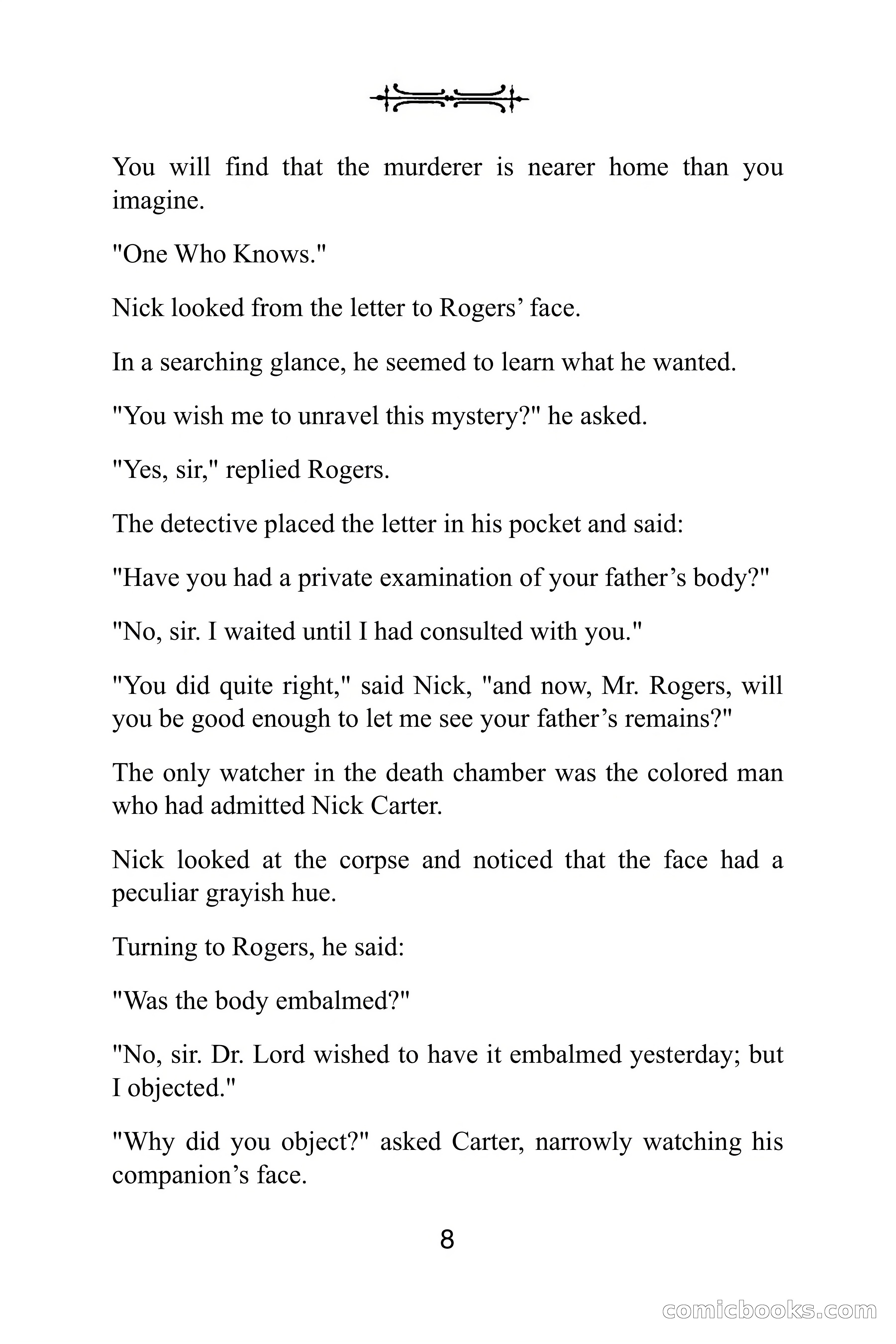 Nick Carter Weekly: The Little Glass Vial — page 8 of 86