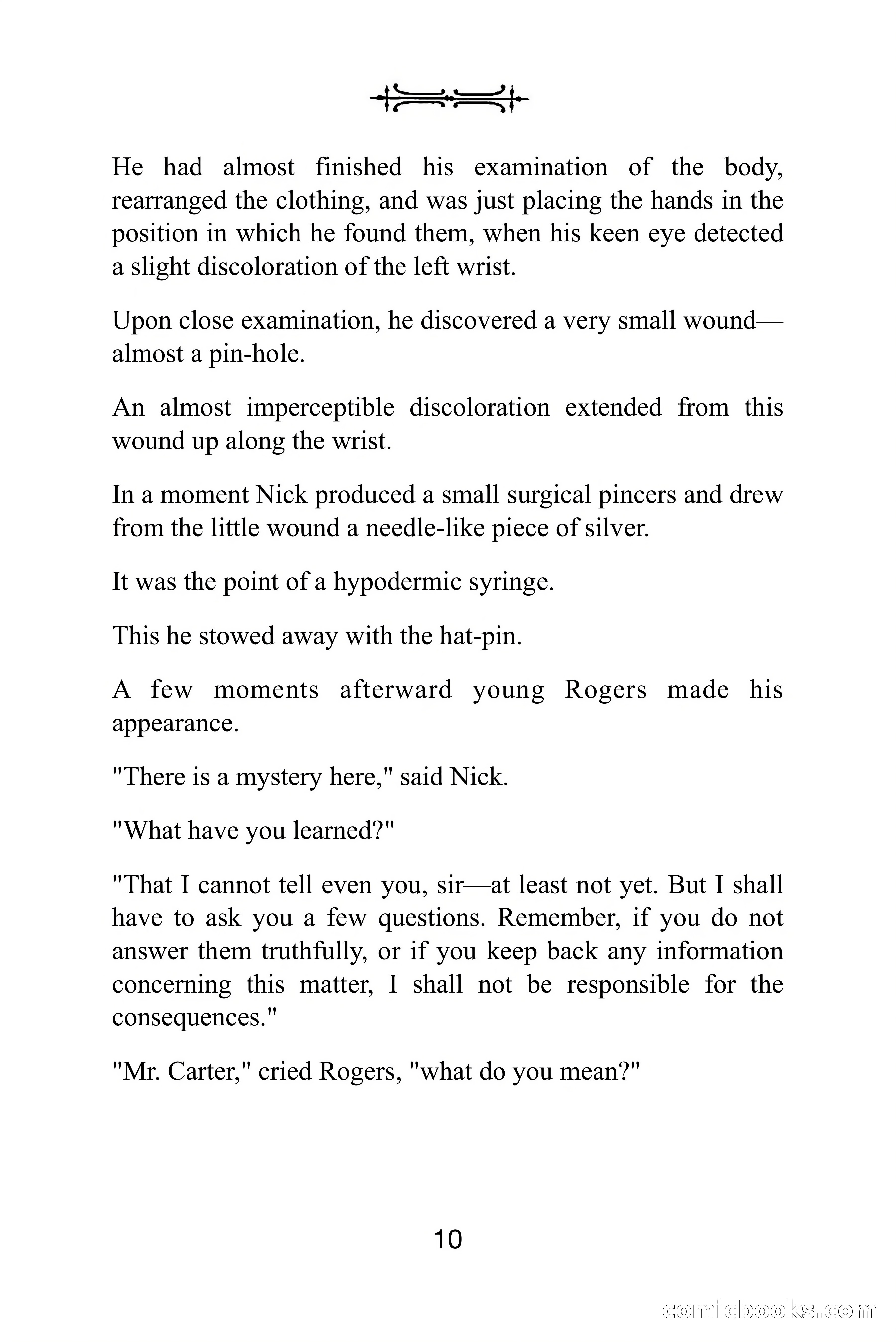 Nick Carter Weekly: The Little Glass Vial — page 10 of 86