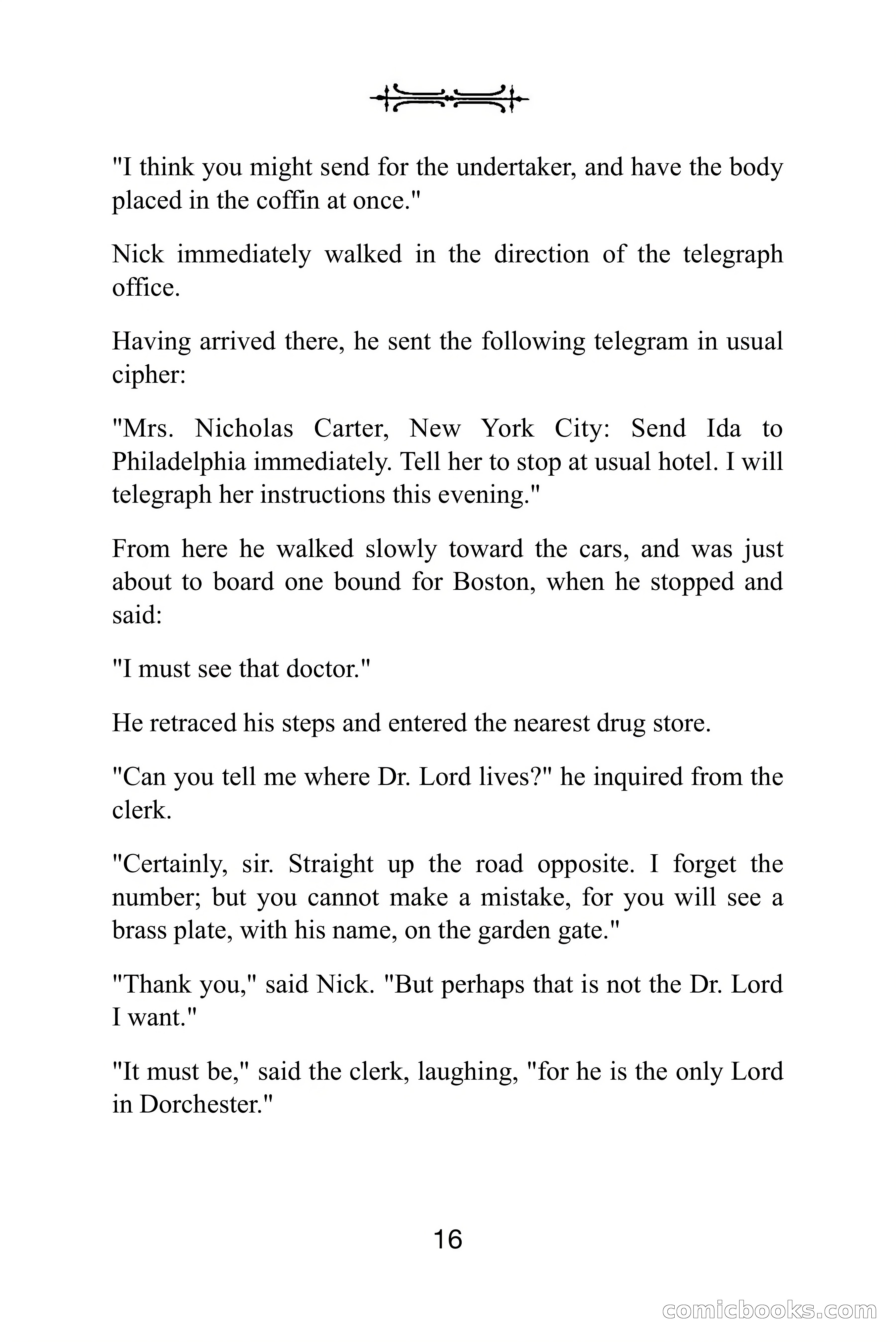 Nick Carter Weekly: The Little Glass Vial — page 16 of 86