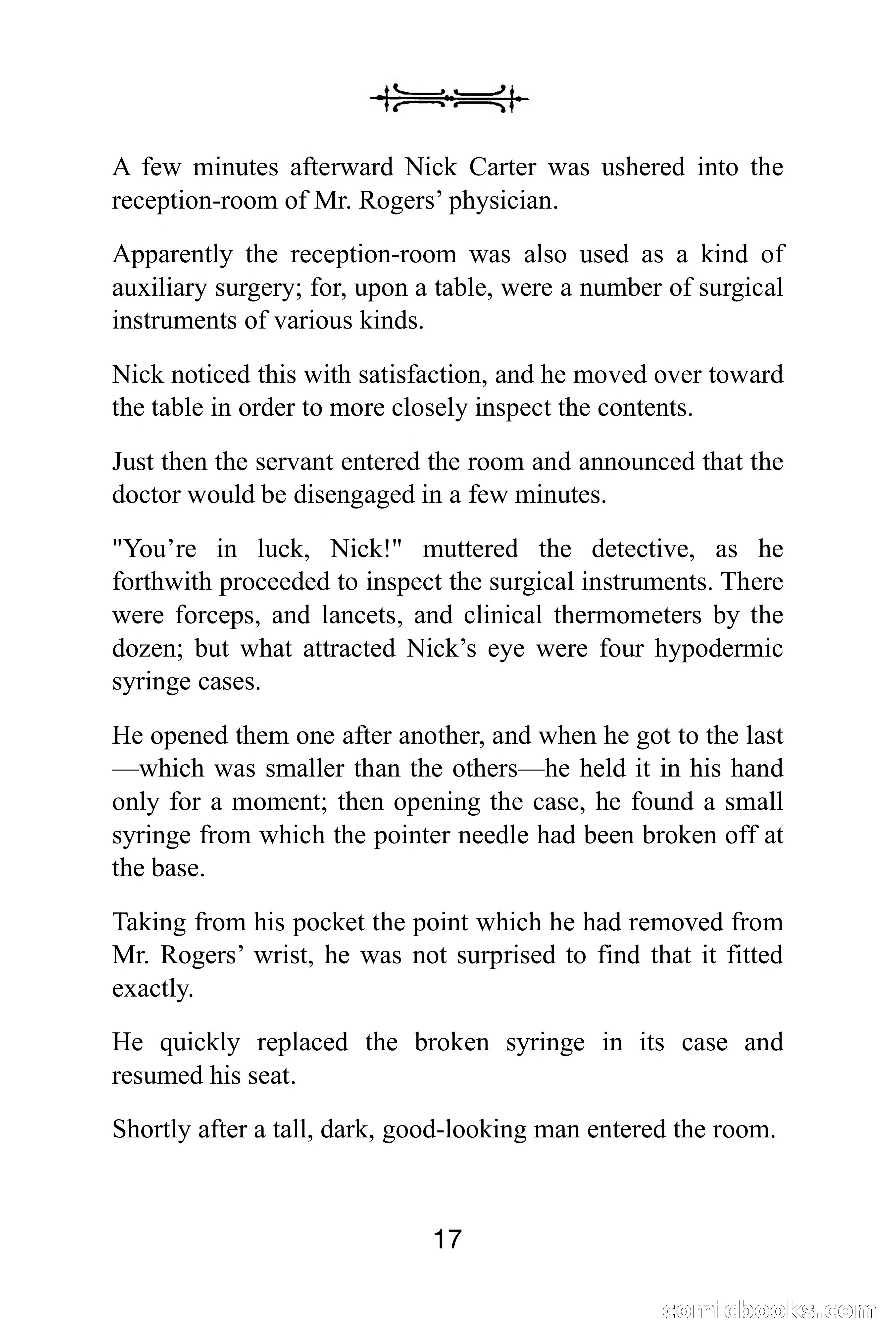 Nick Carter Weekly: The Little Glass Vial — page 17 of 86