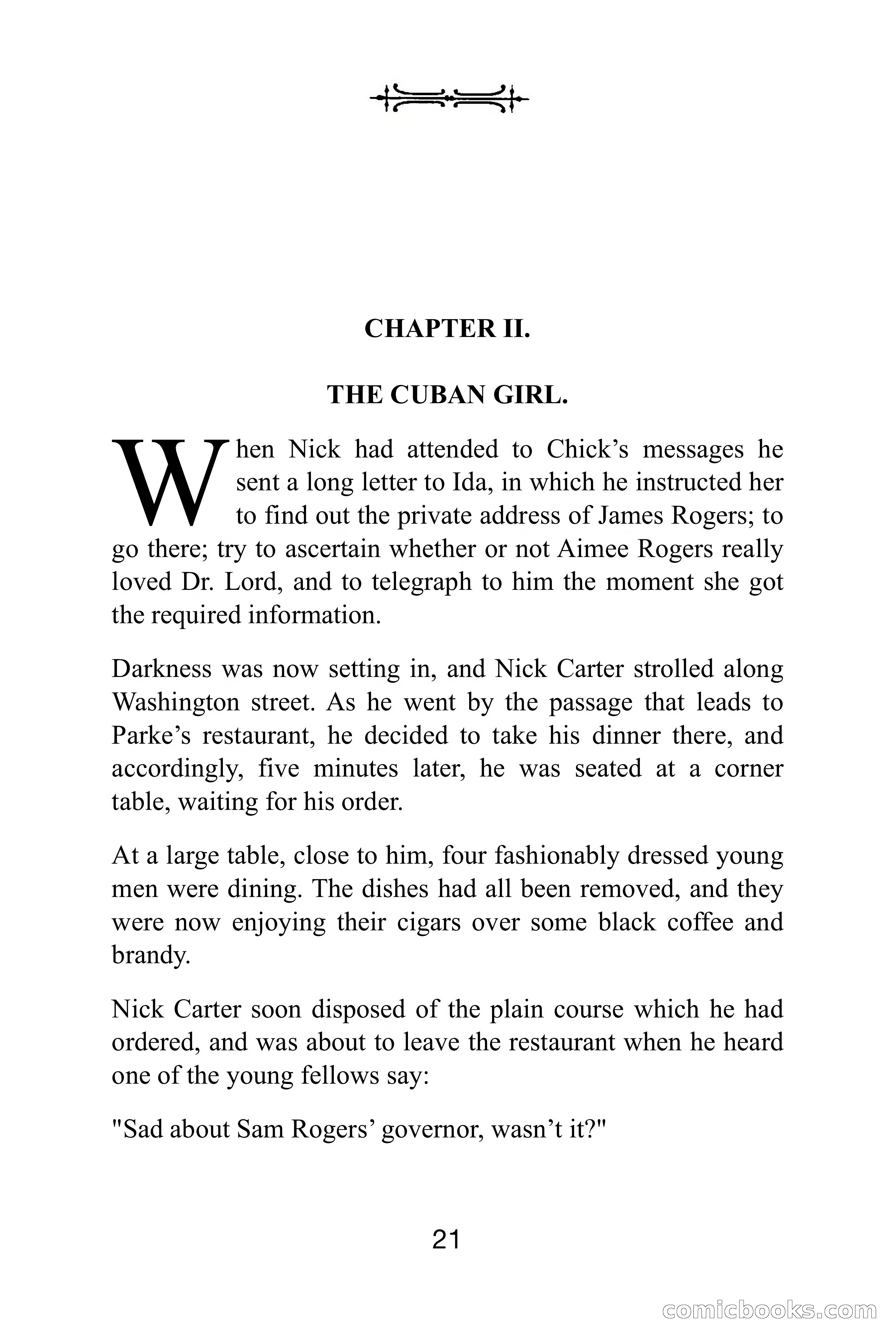 Nick Carter Weekly: The Little Glass Vial — page 21 of 86