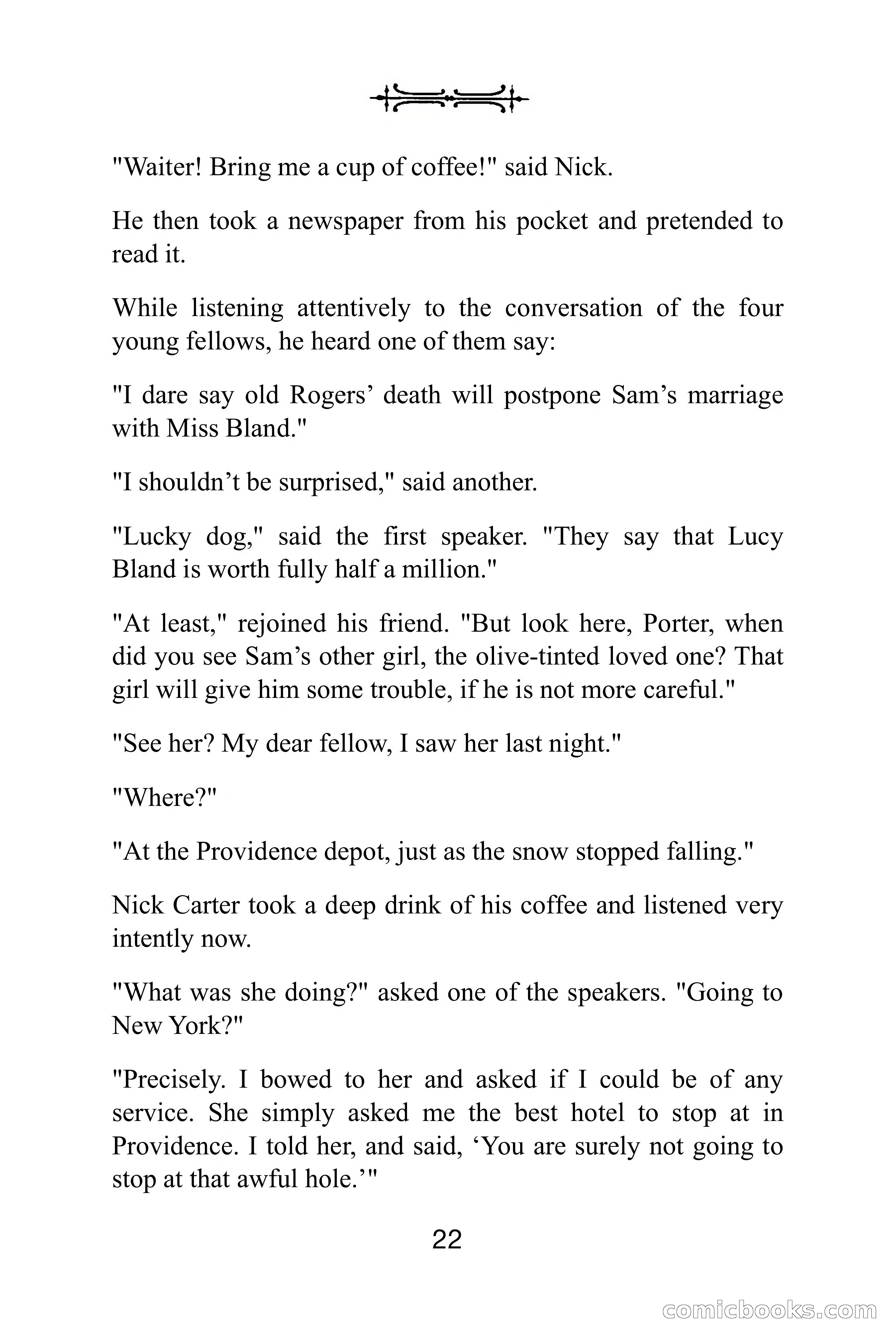 Nick Carter Weekly: The Little Glass Vial — page 22 of 86