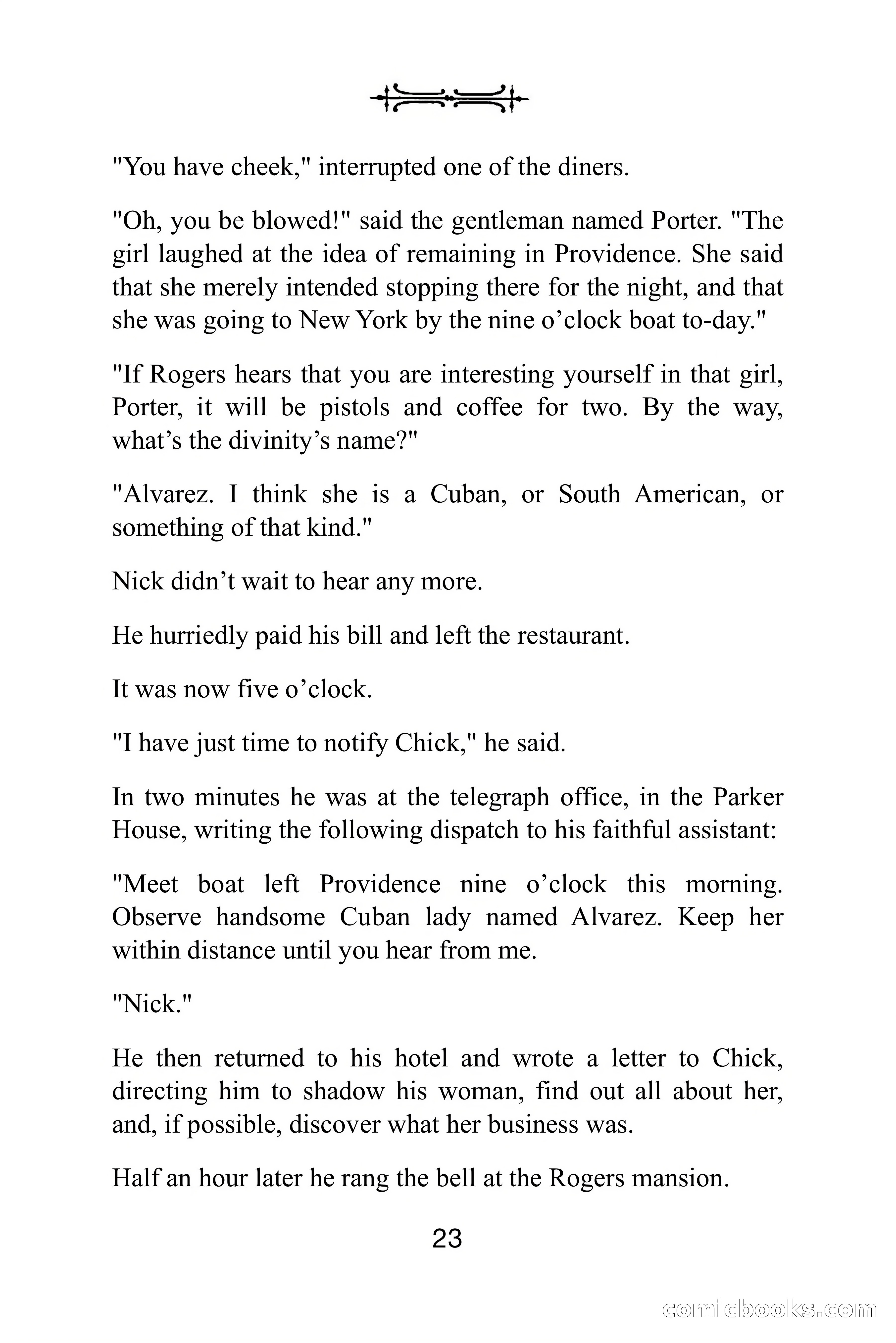 Nick Carter Weekly: The Little Glass Vial — page 23 of 86