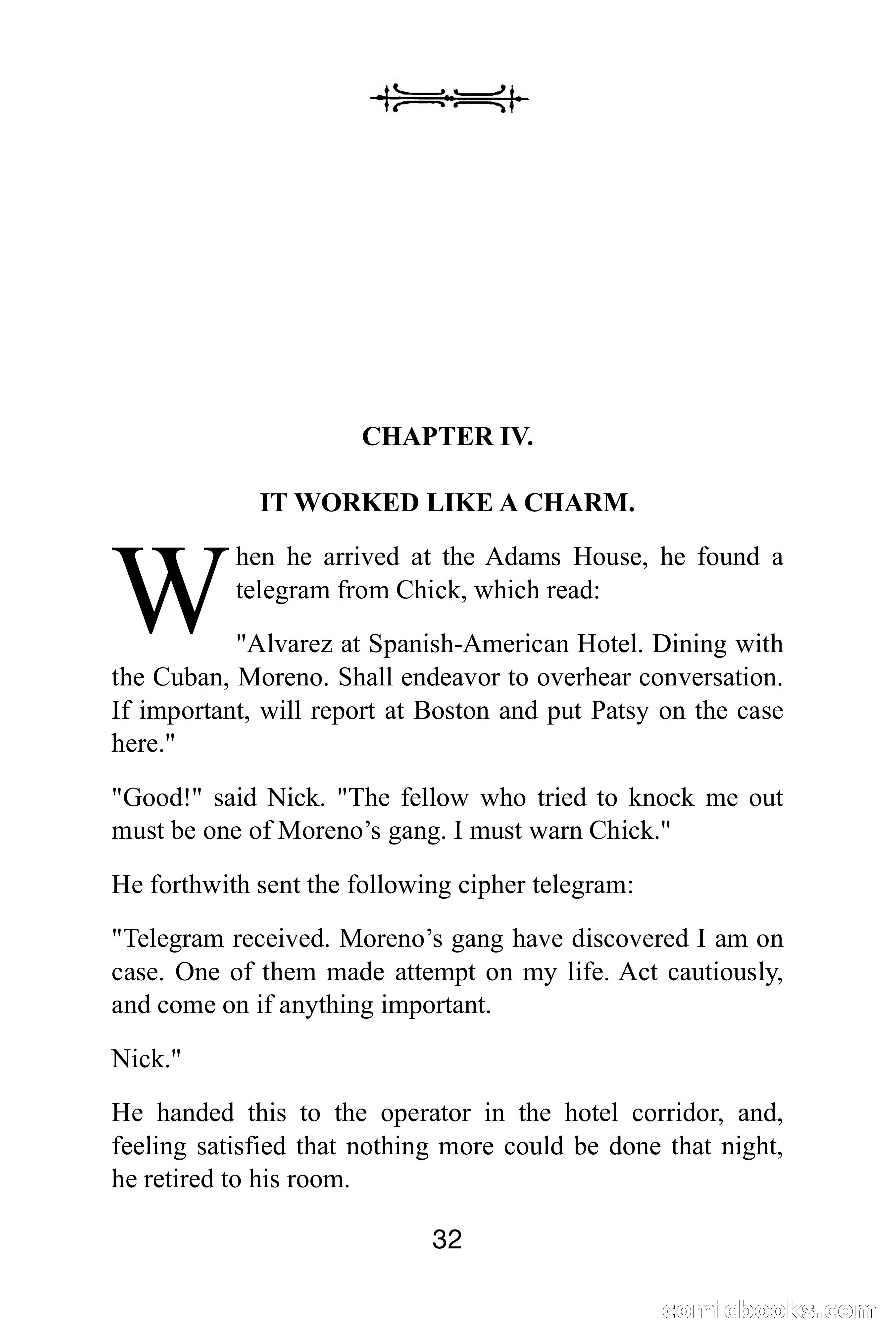Nick Carter Weekly: The Little Glass Vial — page 32 of 86