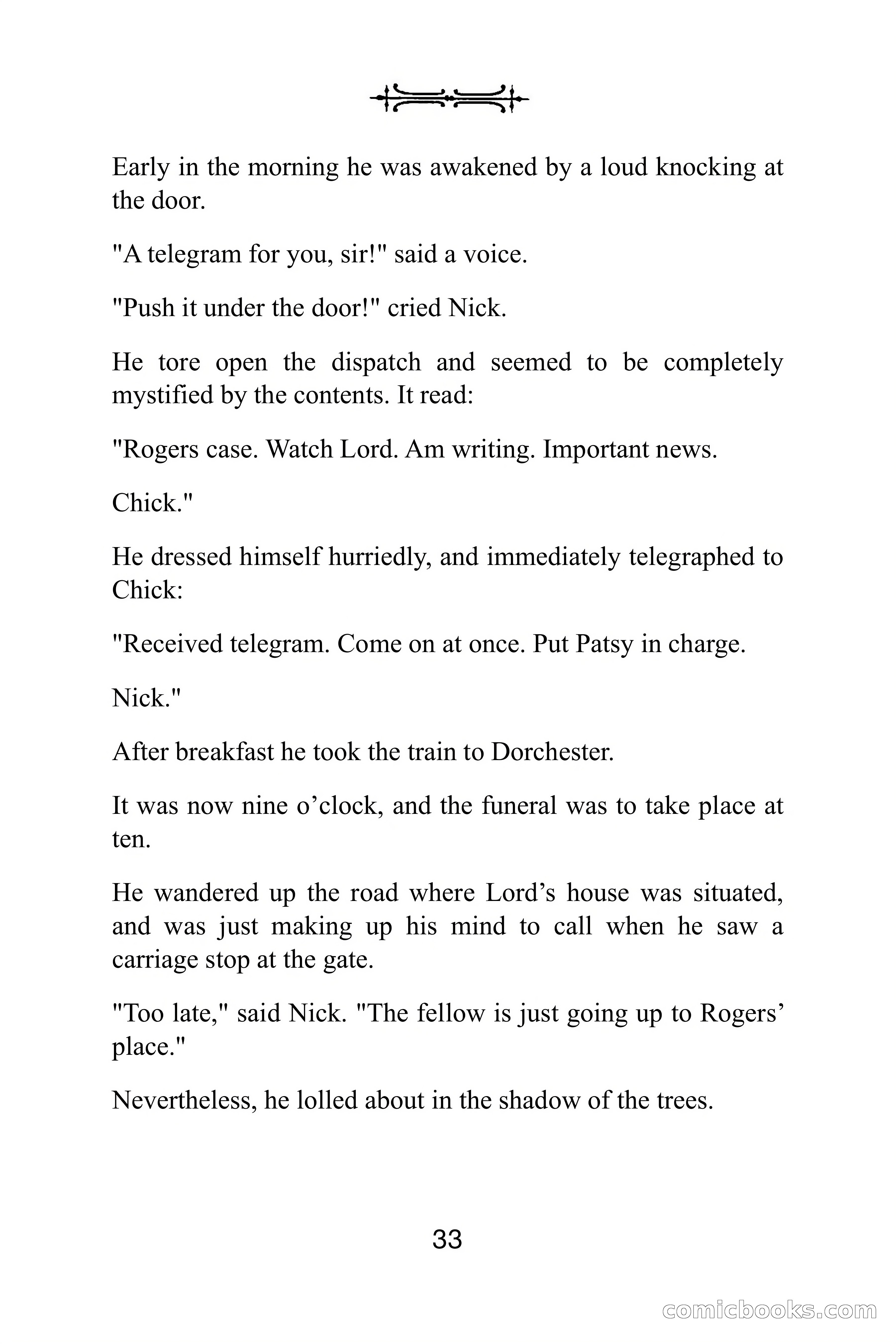 Nick Carter Weekly: The Little Glass Vial — page 33 of 86