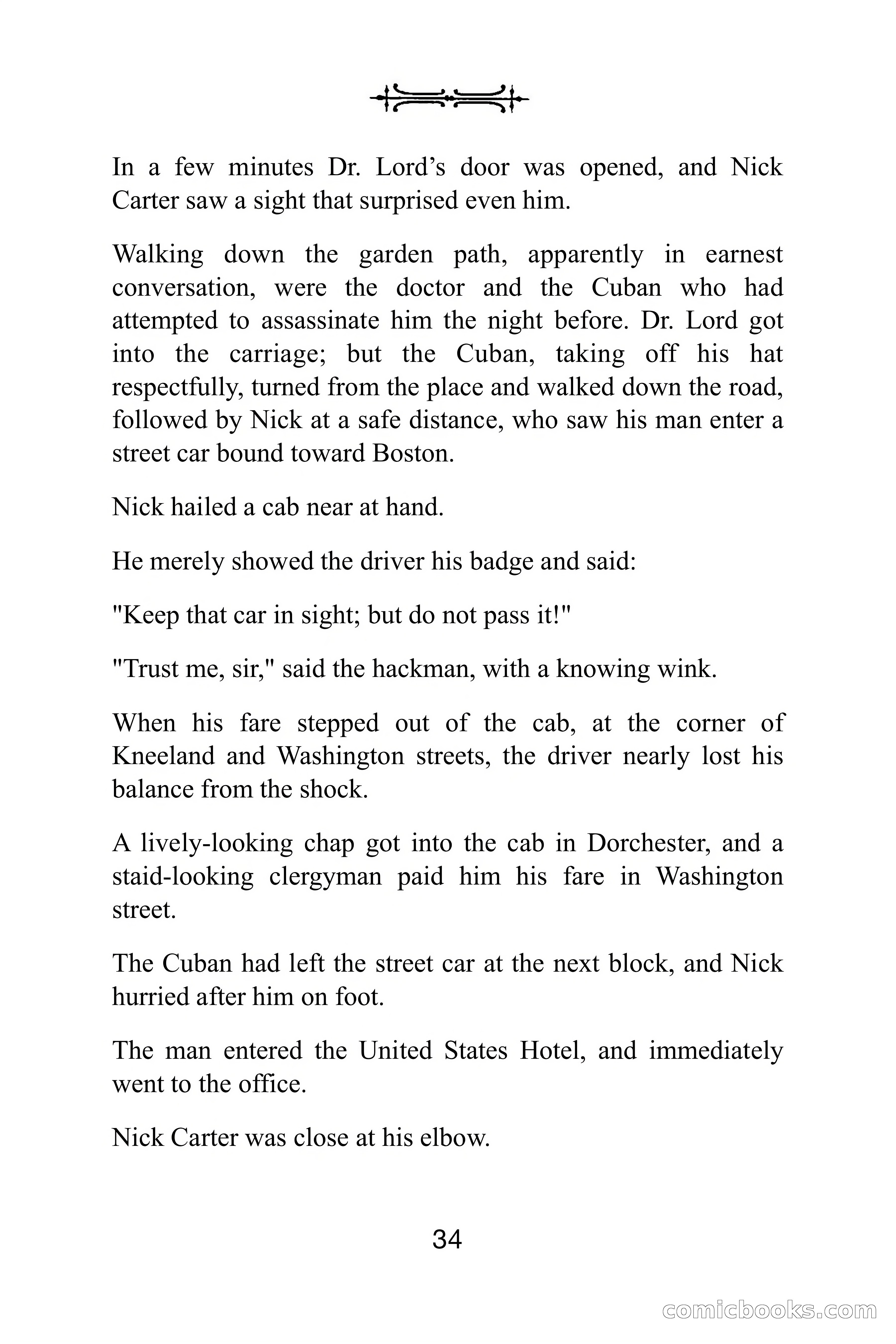 Nick Carter Weekly: The Little Glass Vial — page 34 of 86