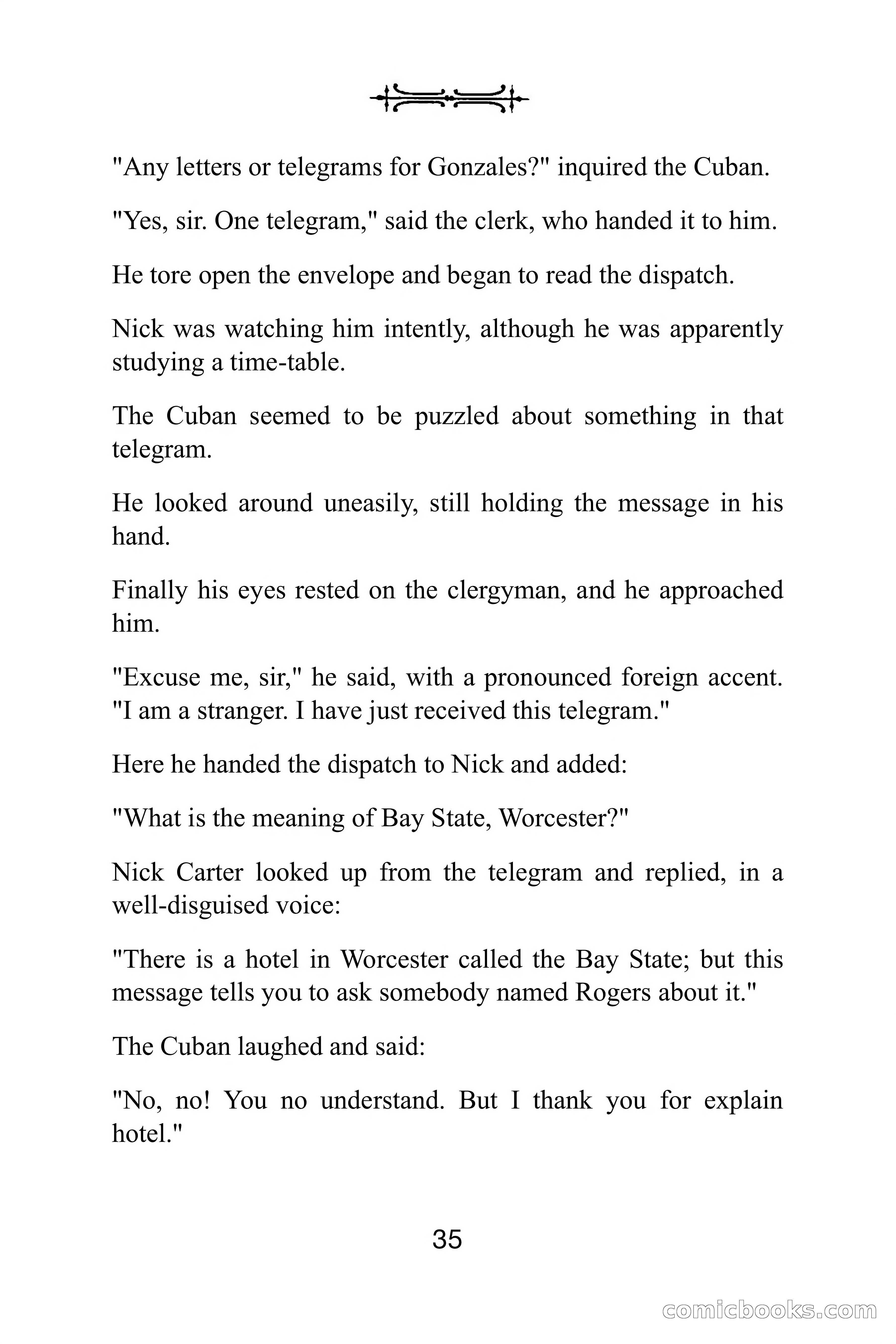 Nick Carter Weekly: The Little Glass Vial — page 35 of 86