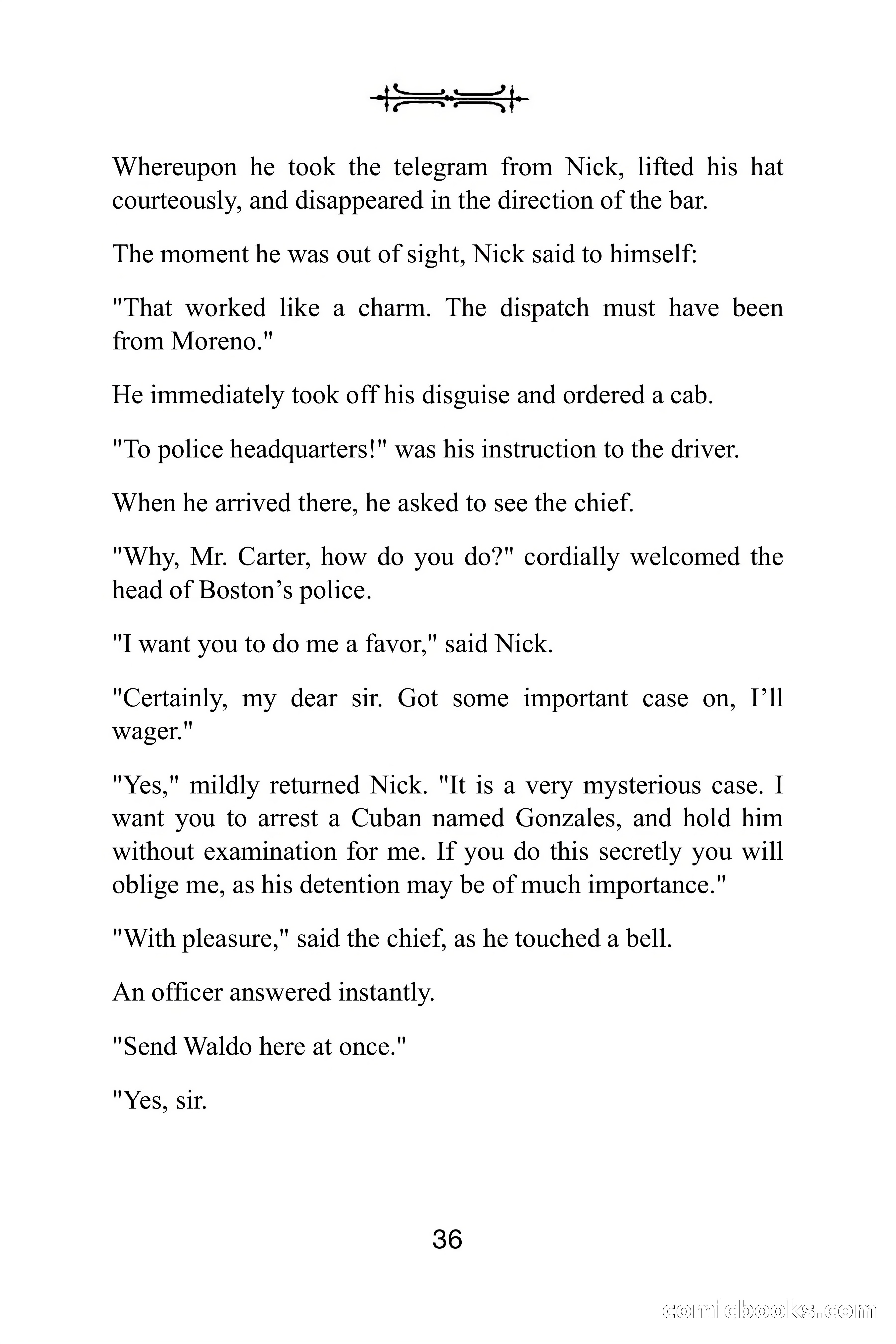 Nick Carter Weekly: The Little Glass Vial — page 36 of 86