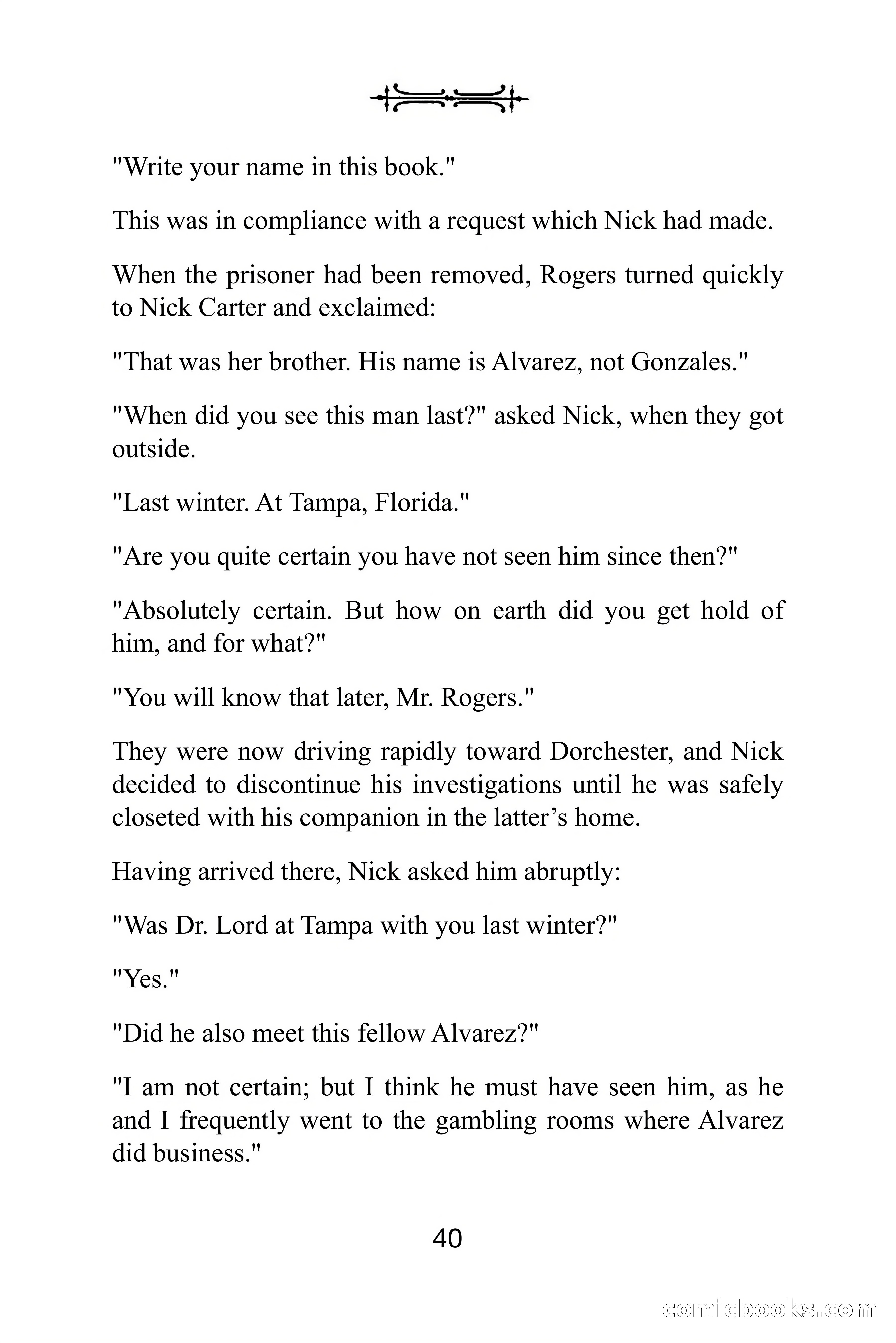 Nick Carter Weekly: The Little Glass Vial — page 40 of 86