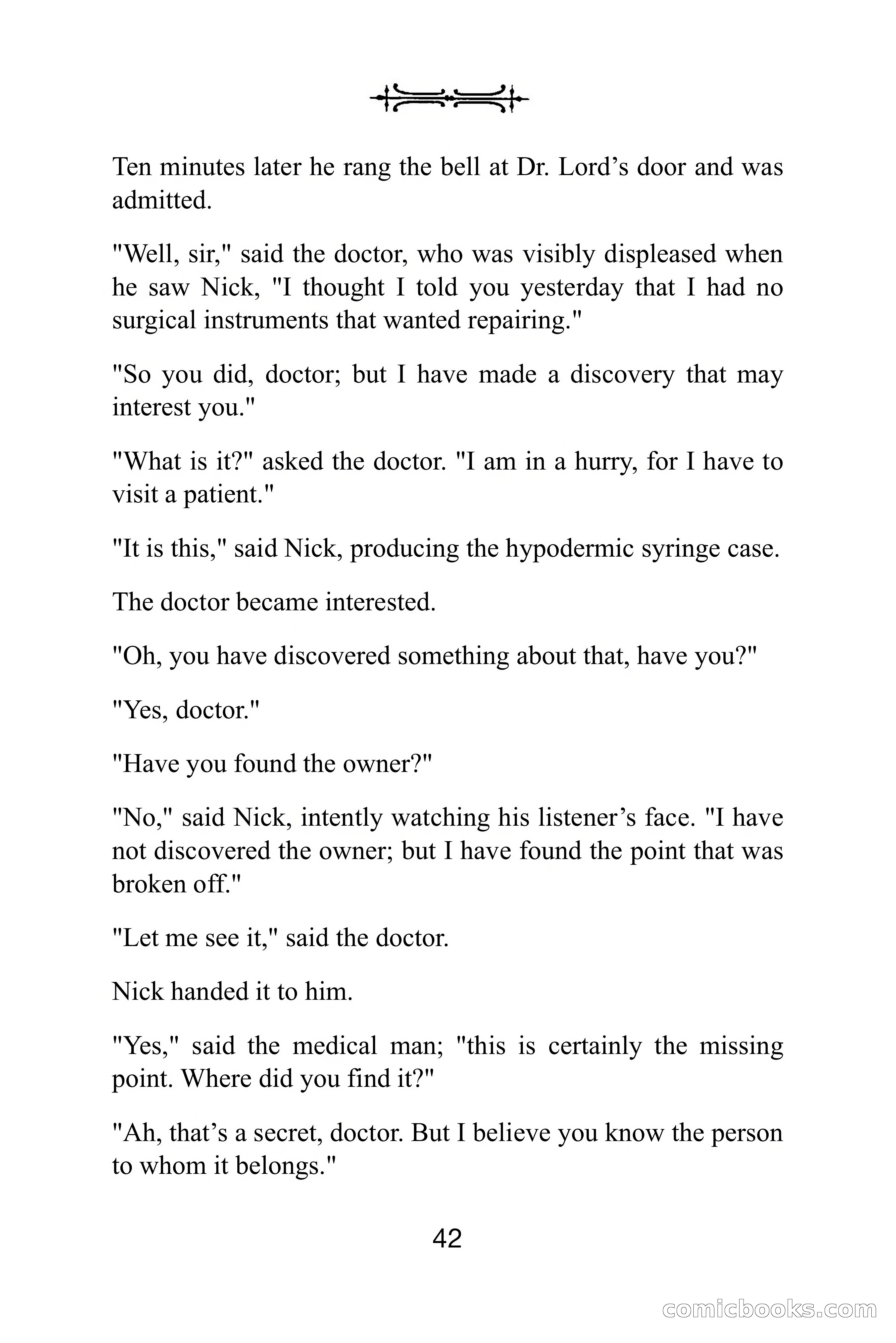 Nick Carter Weekly: The Little Glass Vial — page 42 of 86