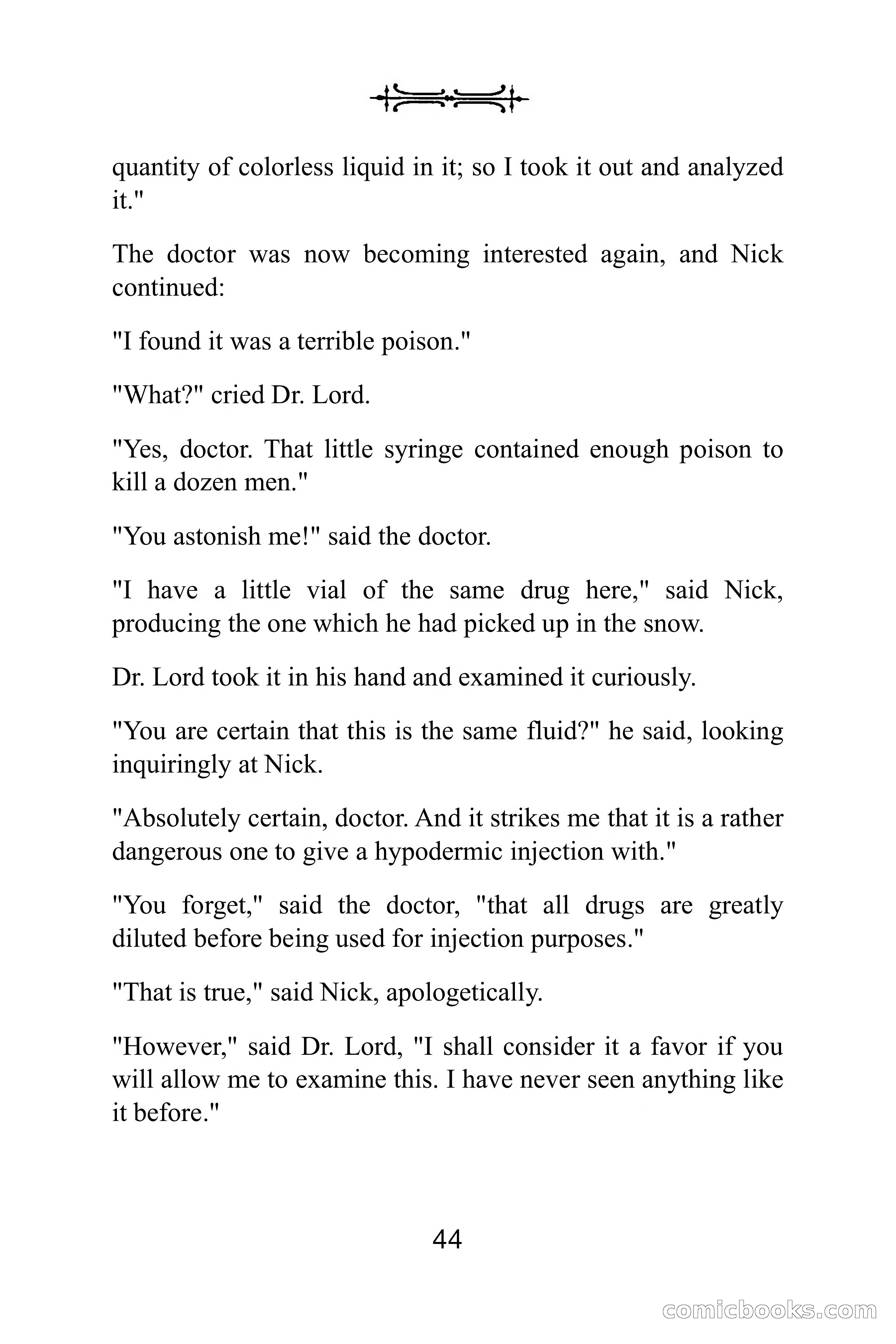 Nick Carter Weekly: The Little Glass Vial — page 44 of 86