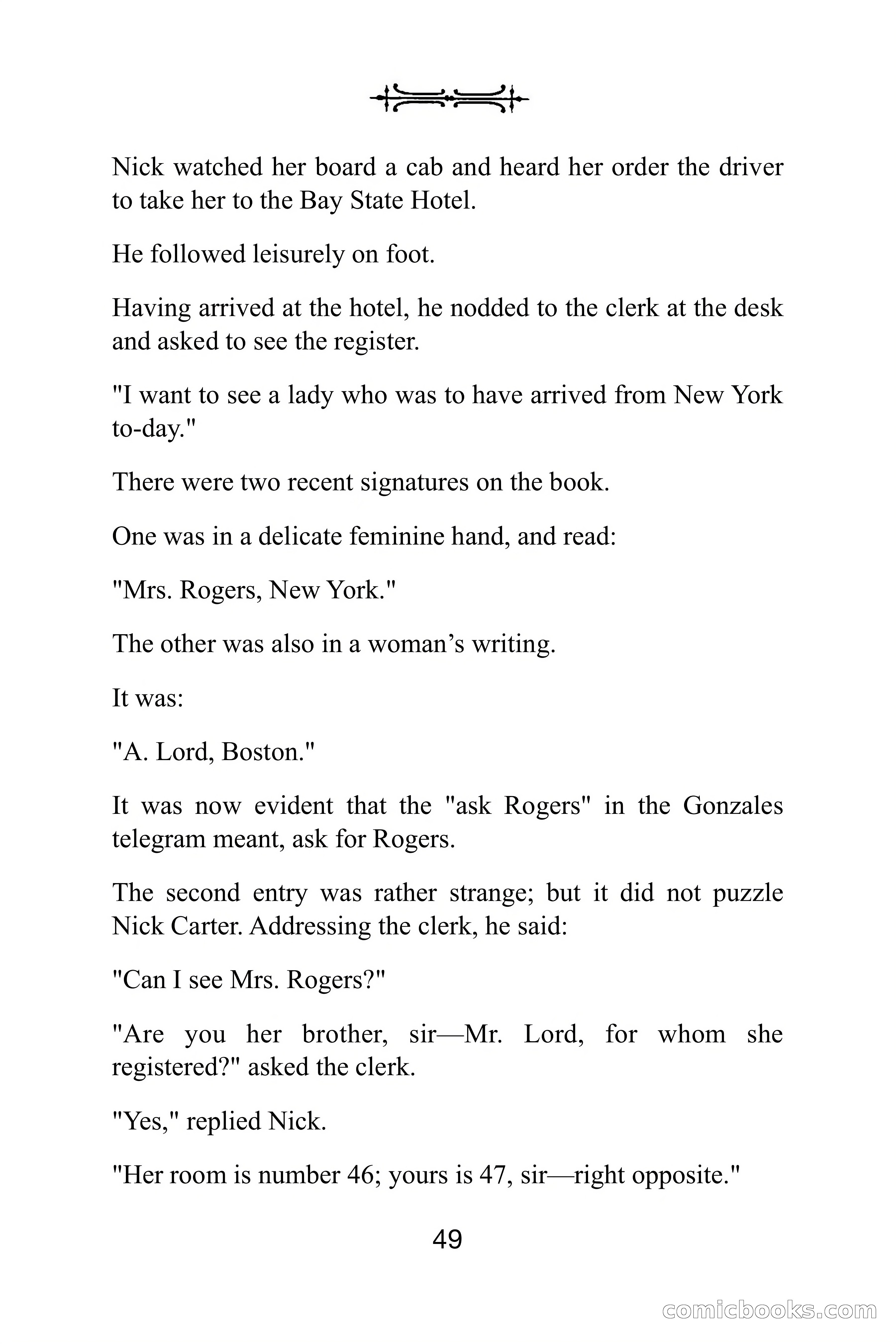 Nick Carter Weekly: The Little Glass Vial — page 49 of 86