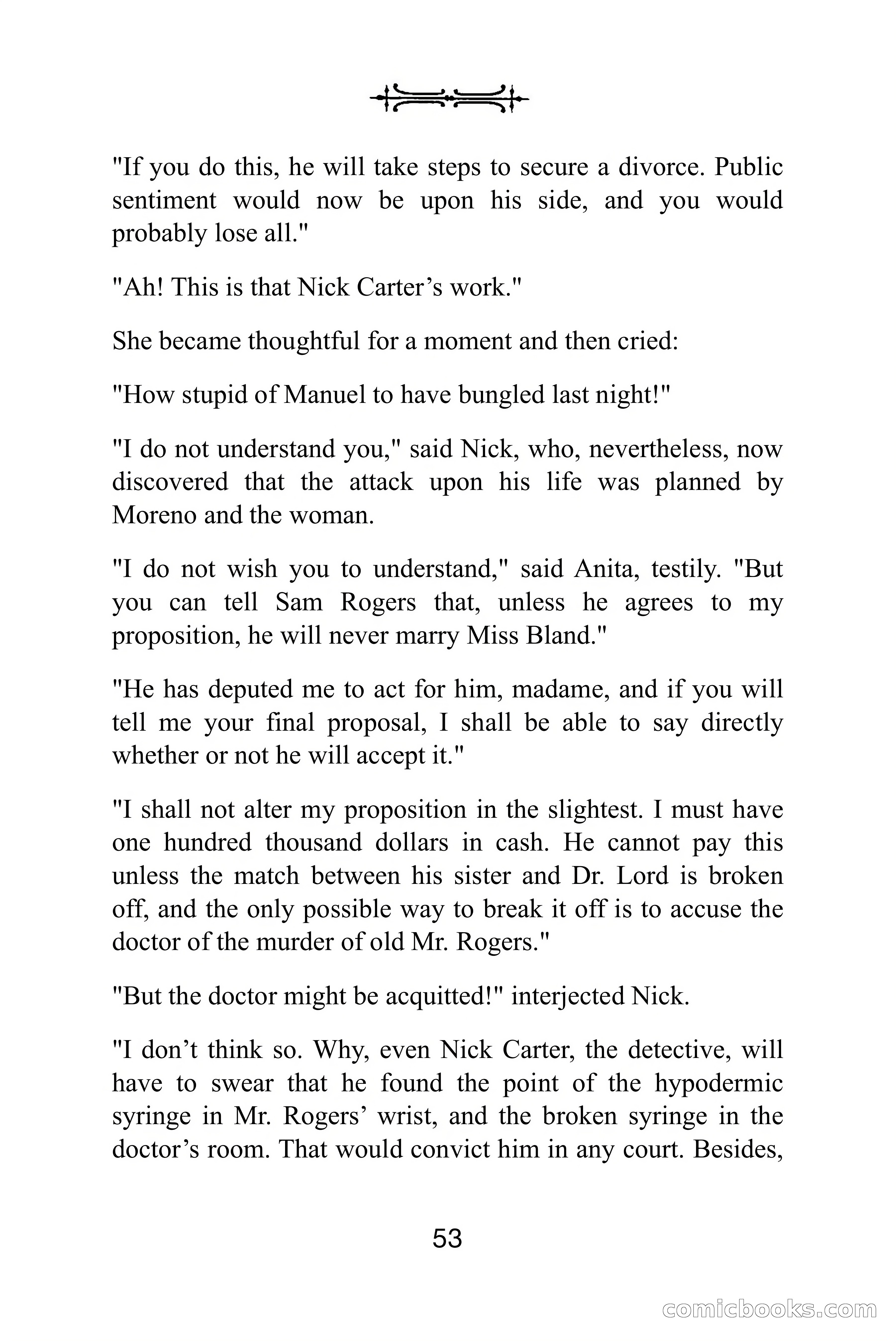 Nick Carter Weekly: The Little Glass Vial — page 53 of 86