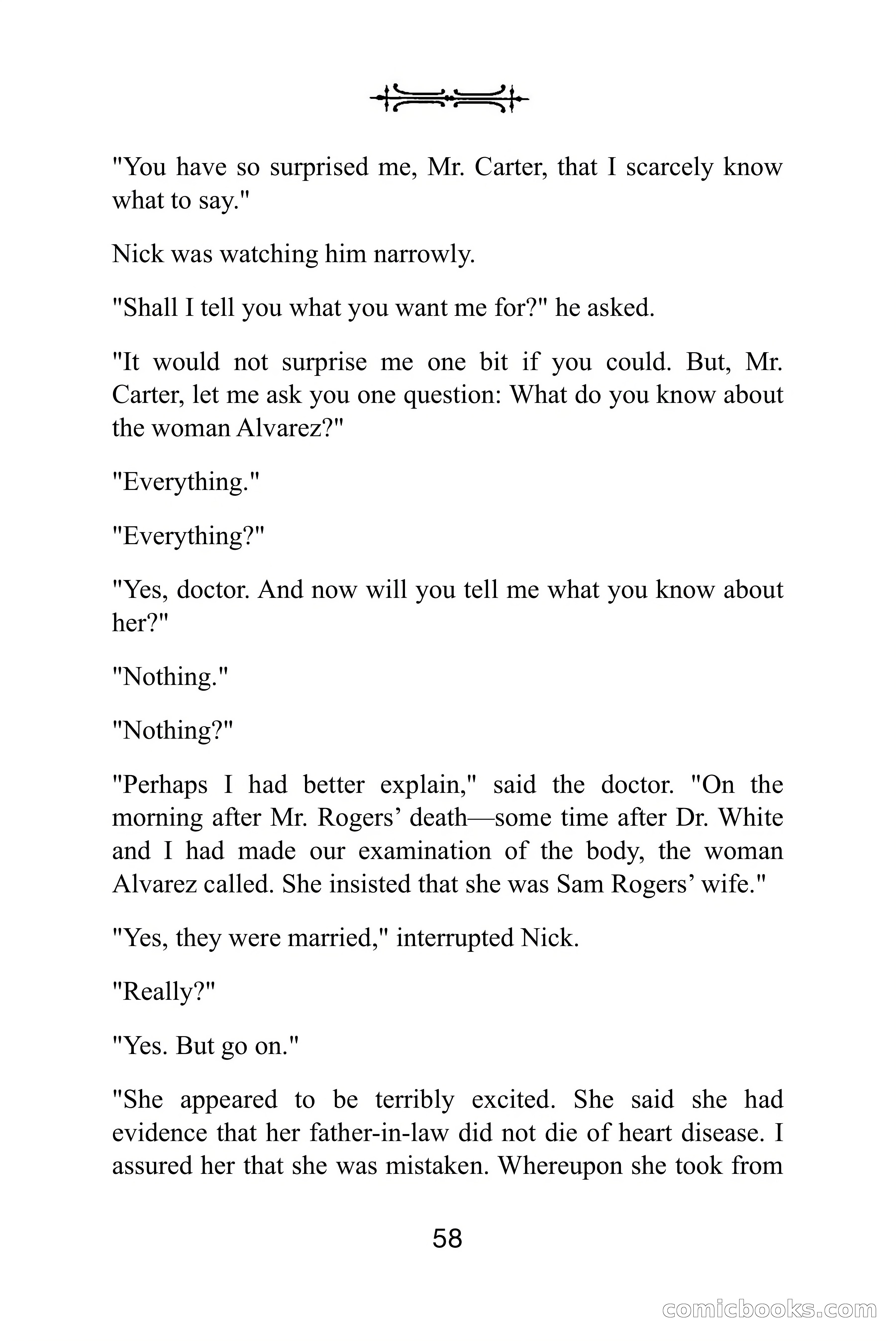 Nick Carter Weekly: The Little Glass Vial — page 58 of 86
