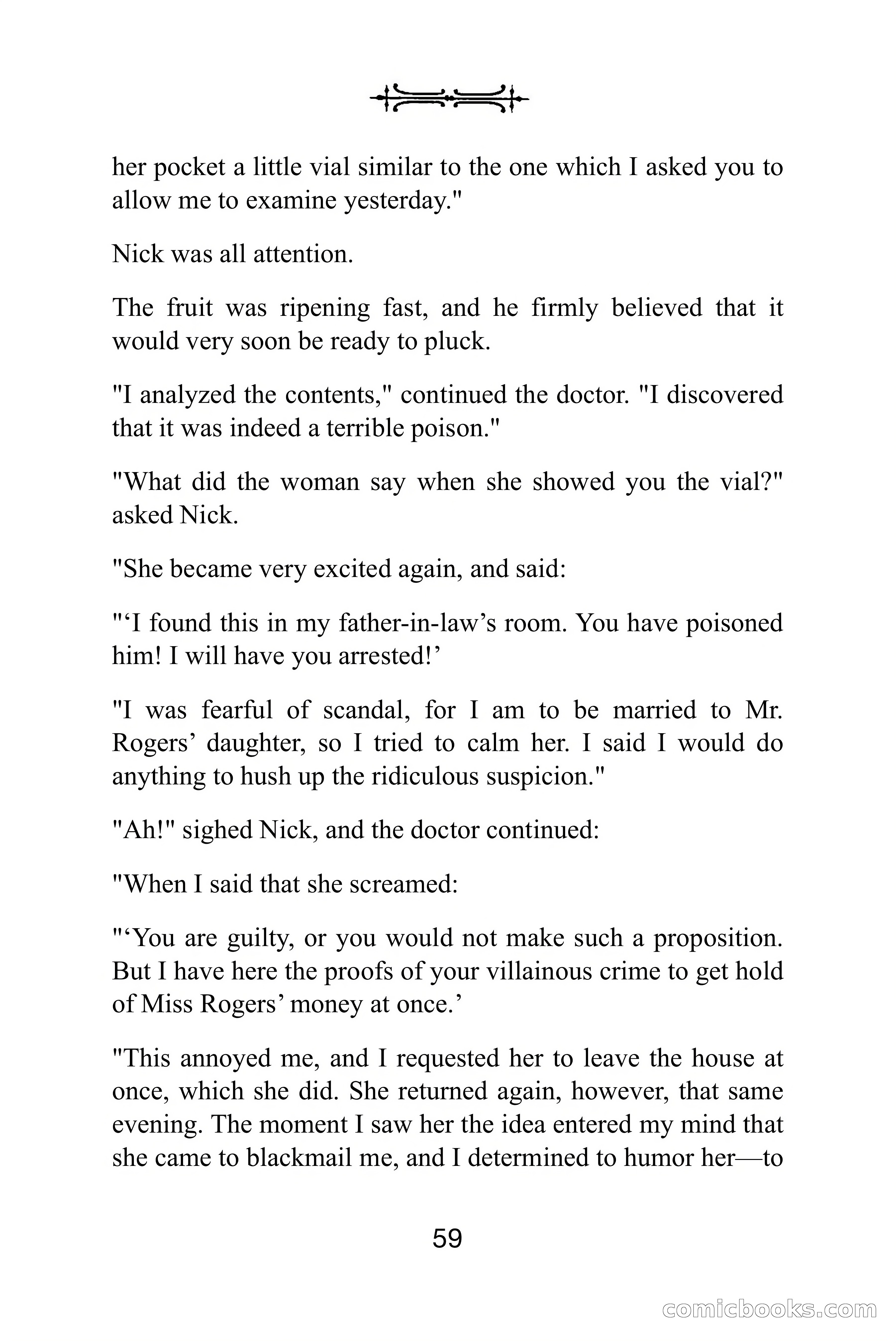 Nick Carter Weekly: The Little Glass Vial — page 59 of 86
