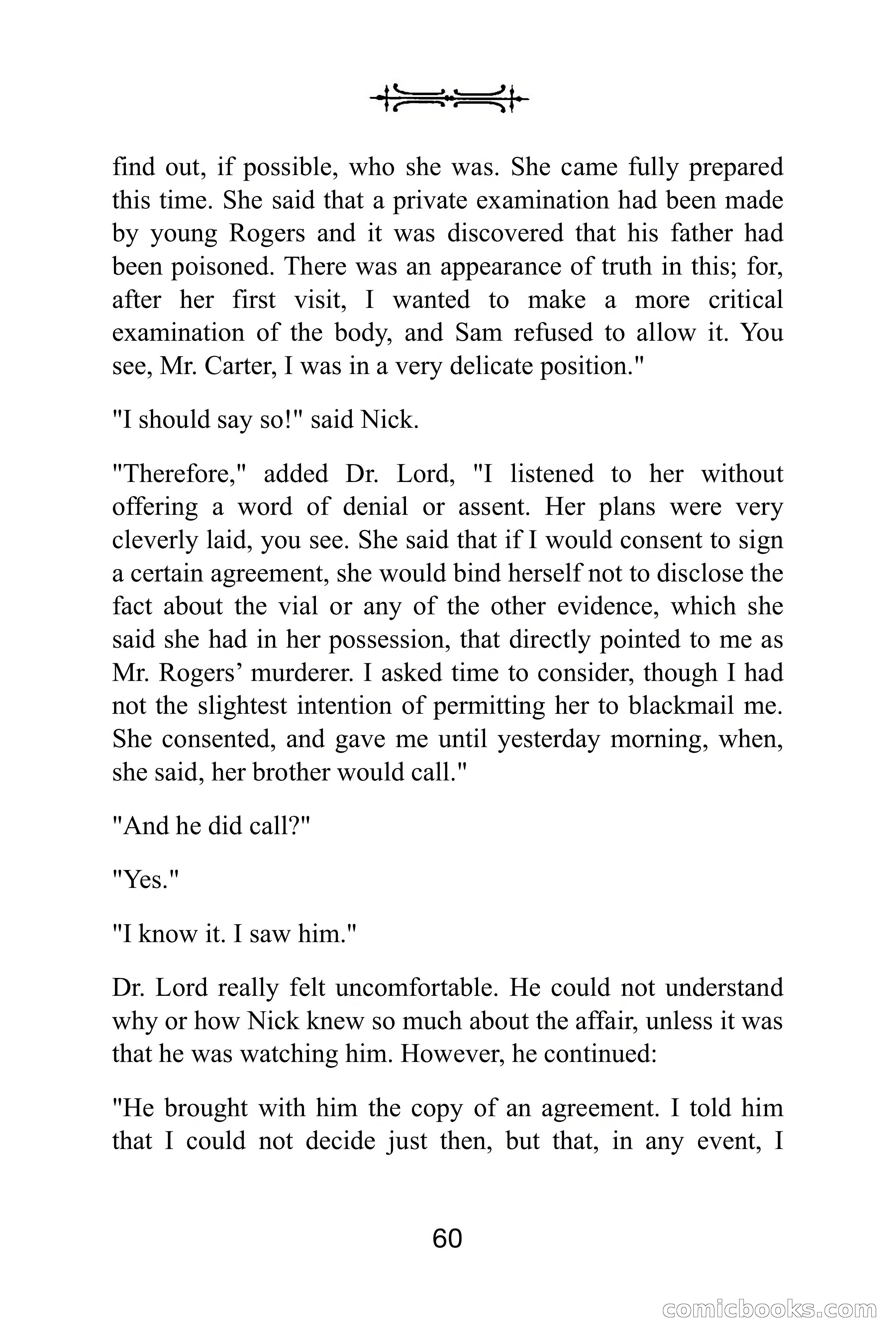 Nick Carter Weekly: The Little Glass Vial — page 60 of 86