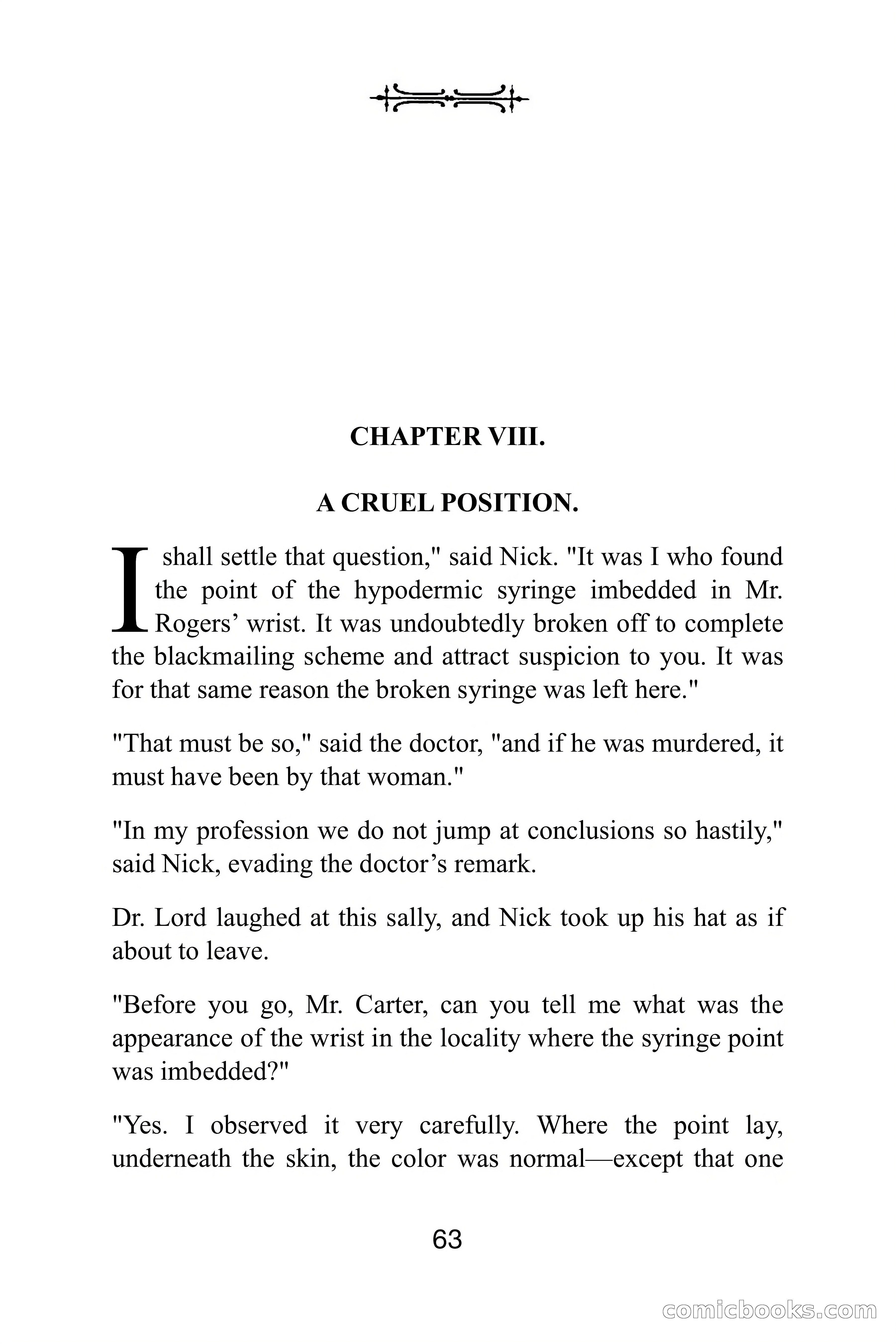 Nick Carter Weekly: The Little Glass Vial — page 63 of 86