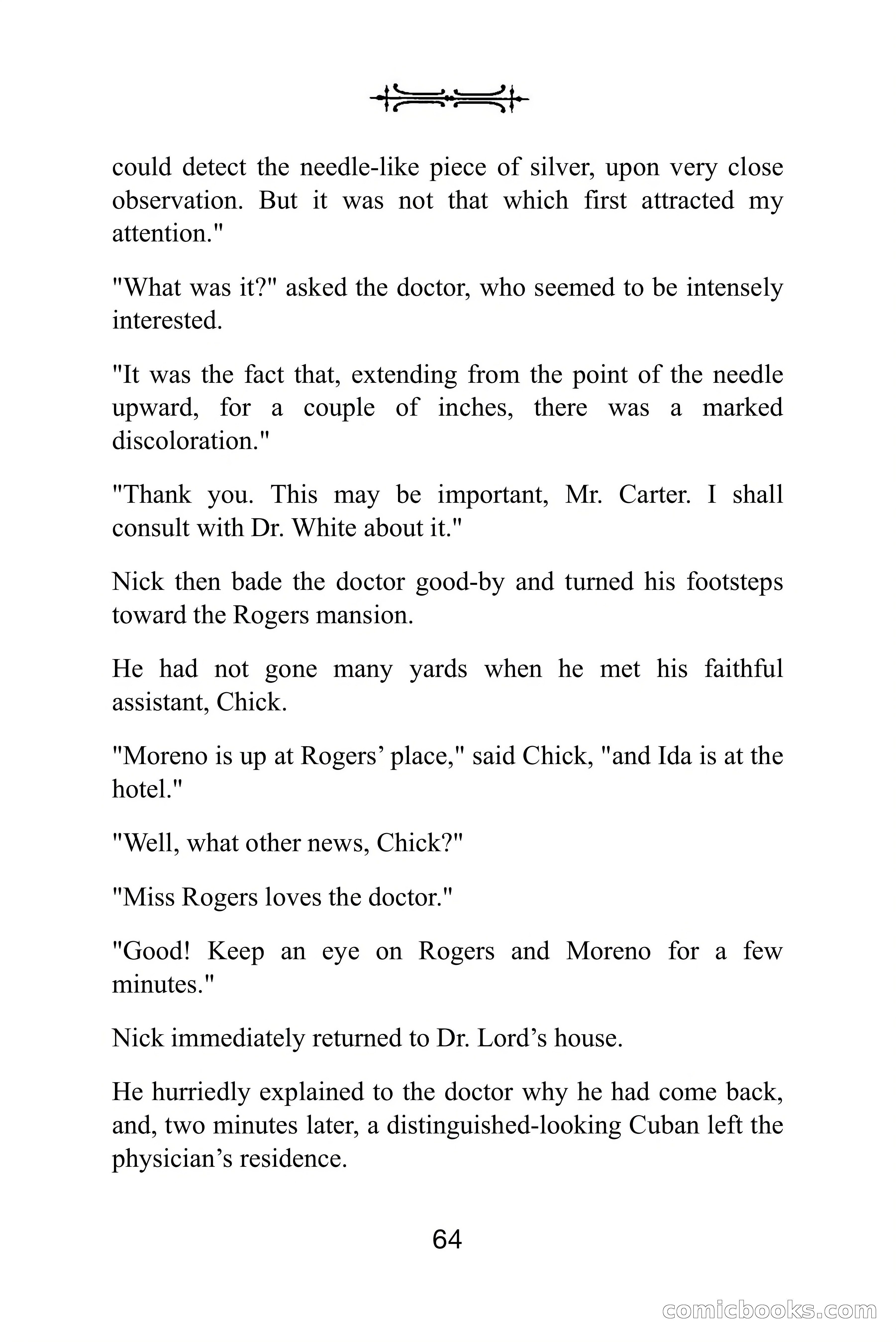 Nick Carter Weekly: The Little Glass Vial — page 64 of 86