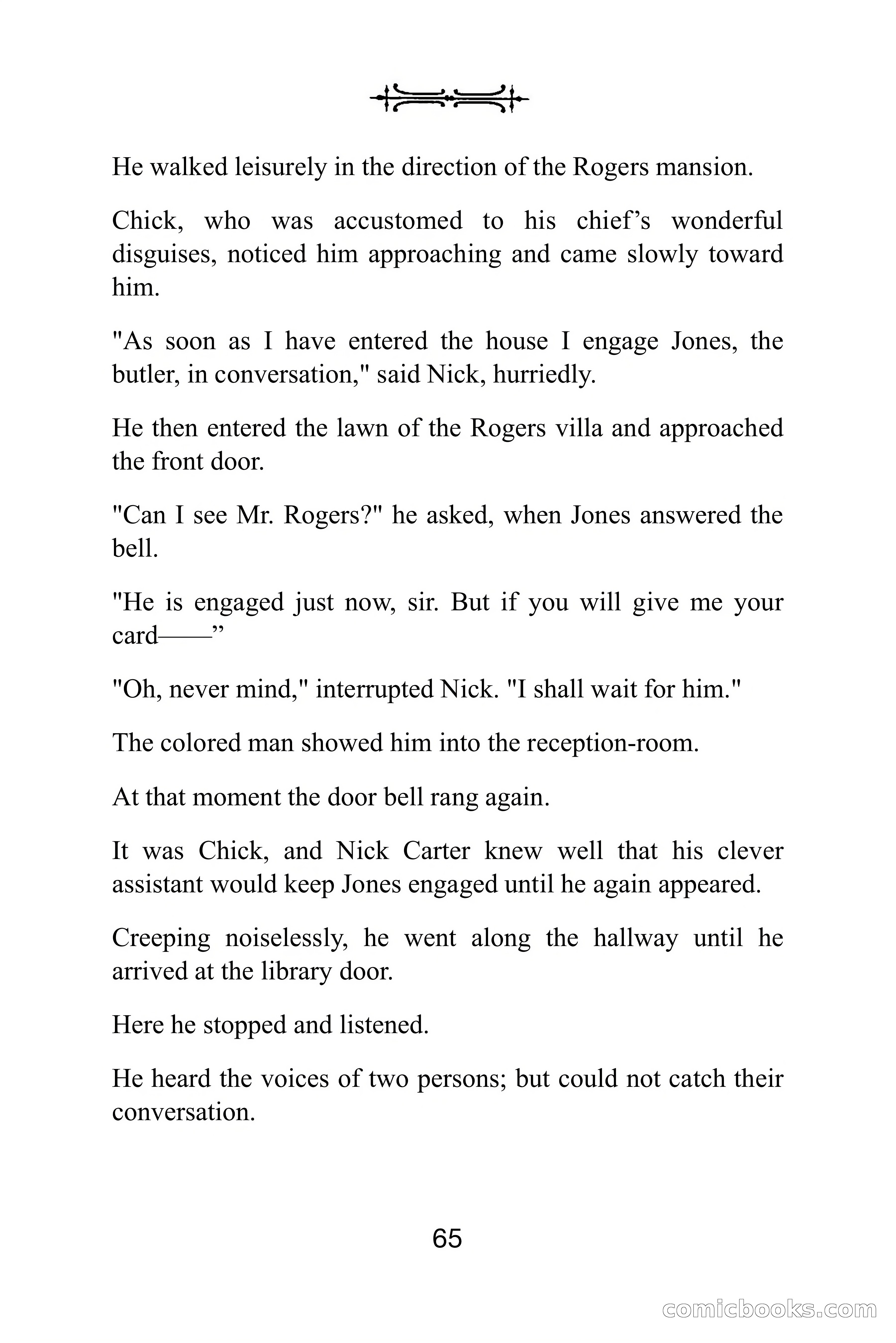 Nick Carter Weekly: The Little Glass Vial — page 65 of 86