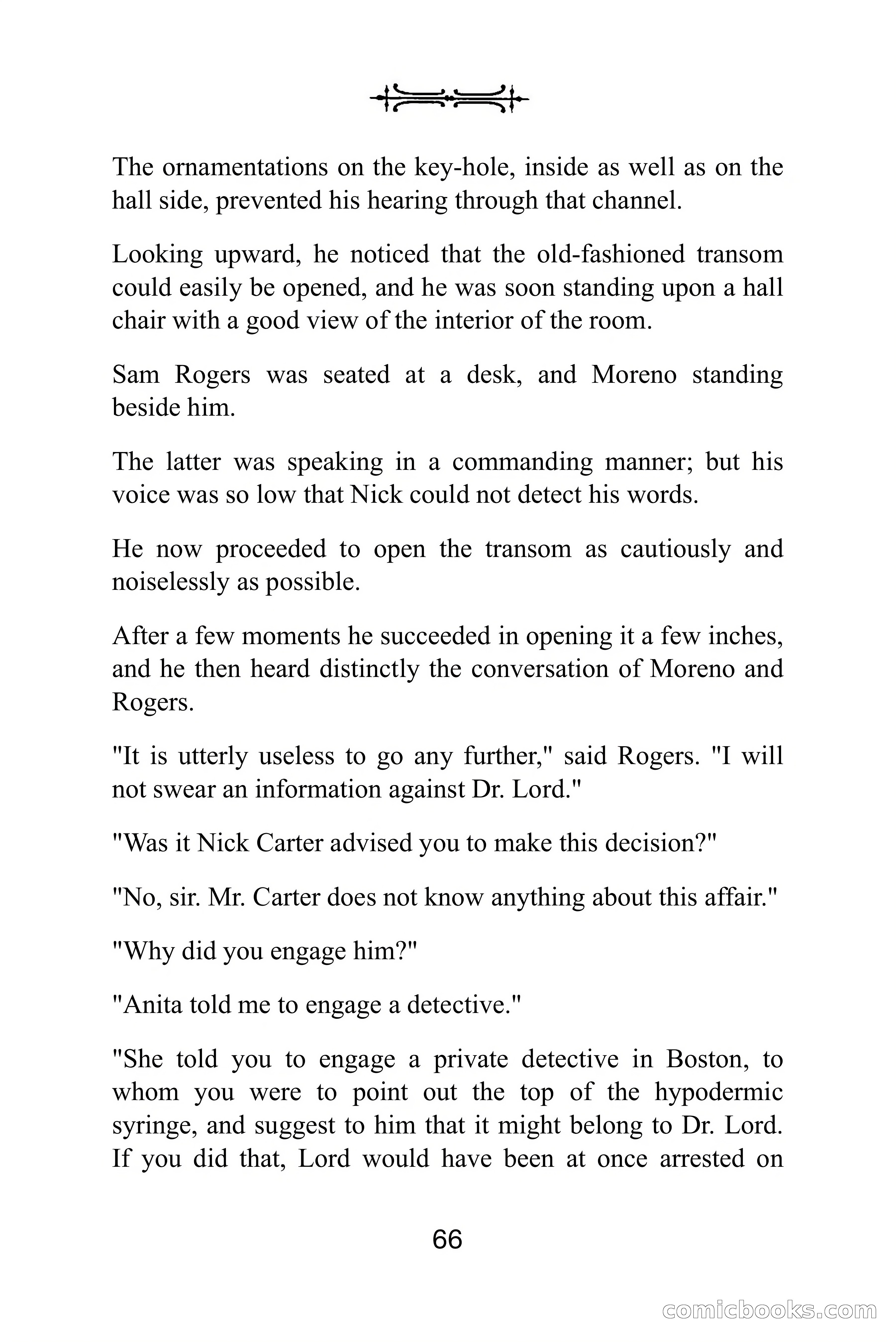 Nick Carter Weekly: The Little Glass Vial — page 66 of 86