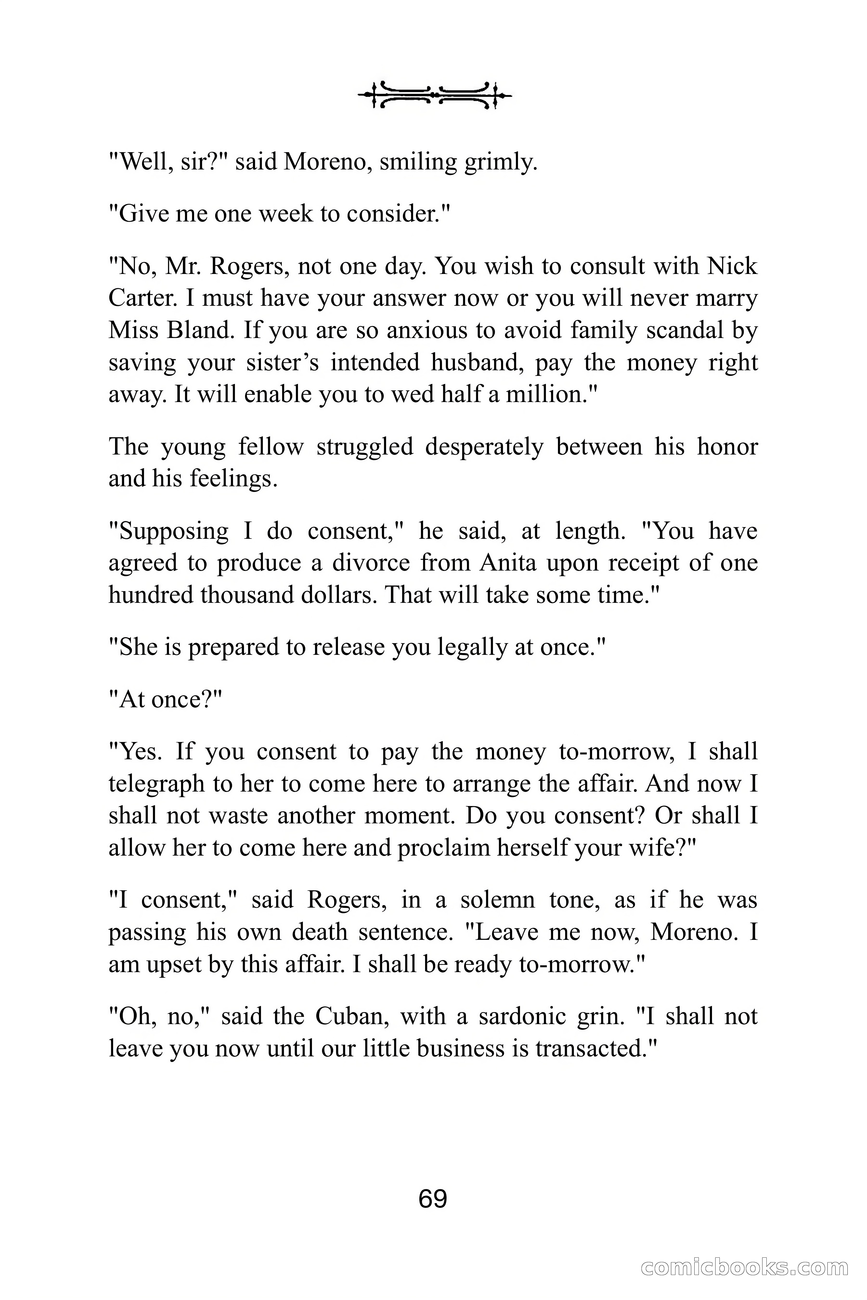 Nick Carter Weekly: The Little Glass Vial — page 69 of 86