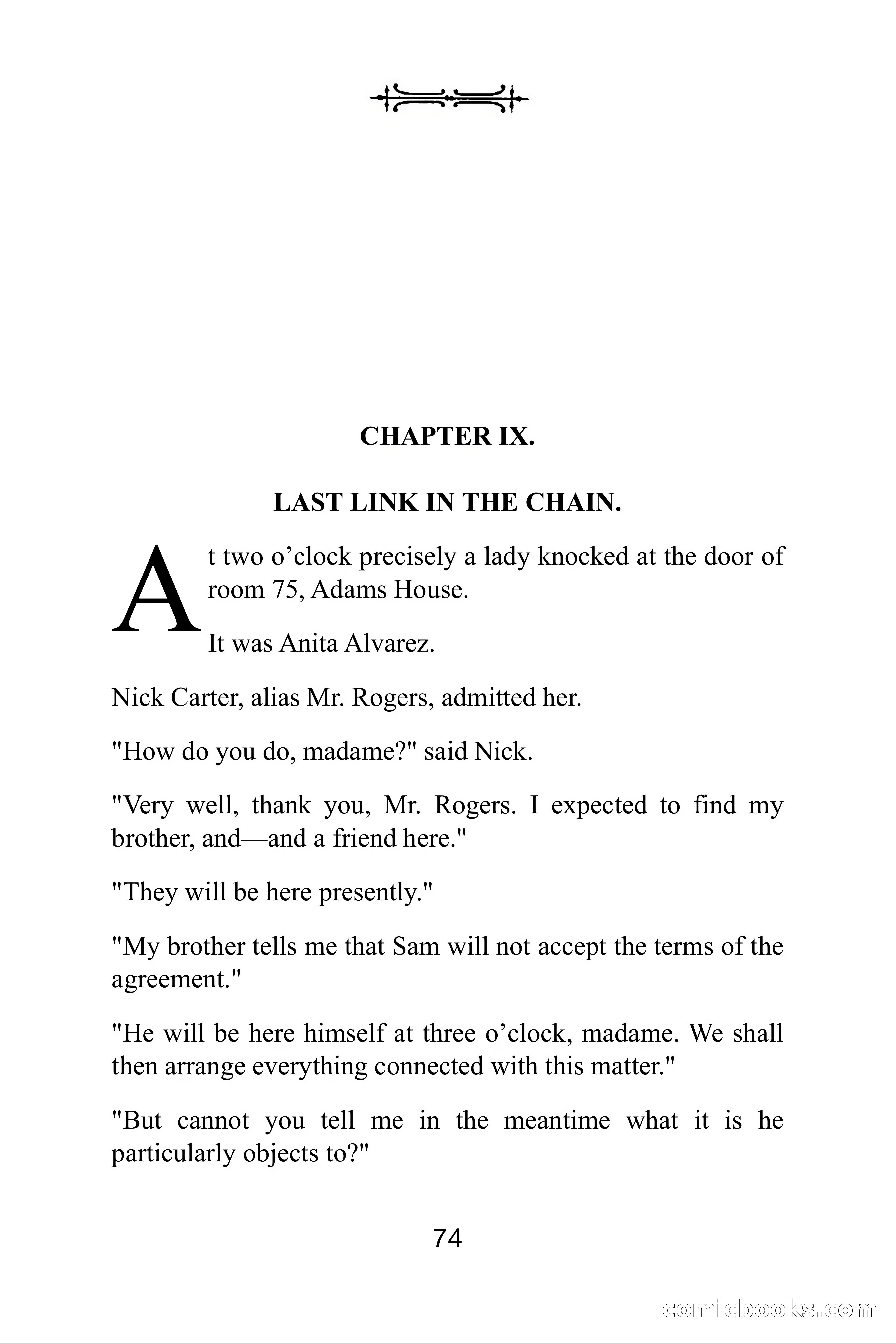 Nick Carter Weekly: The Little Glass Vial — page 74 of 86