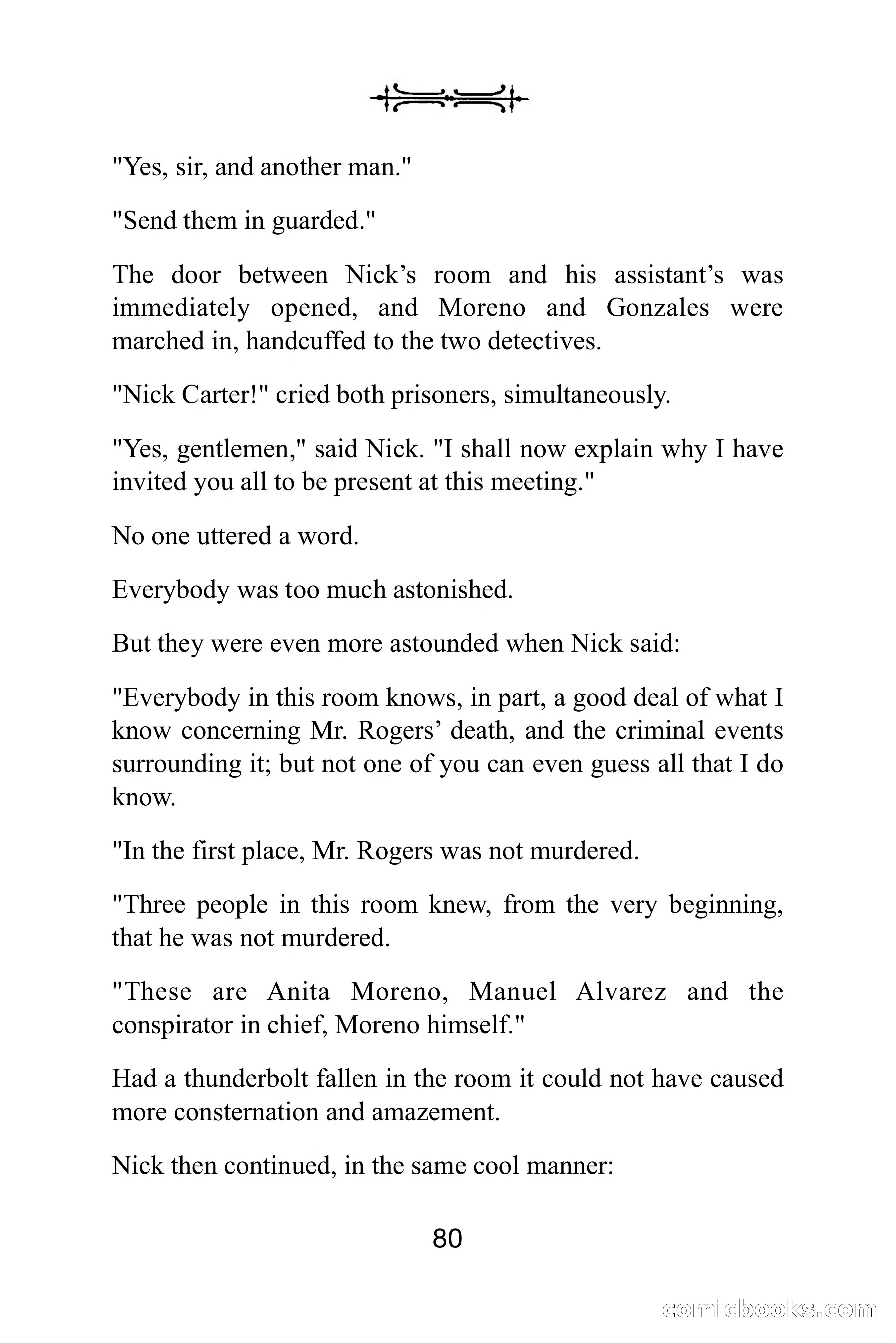 Nick Carter Weekly: The Little Glass Vial — page 80 of 86