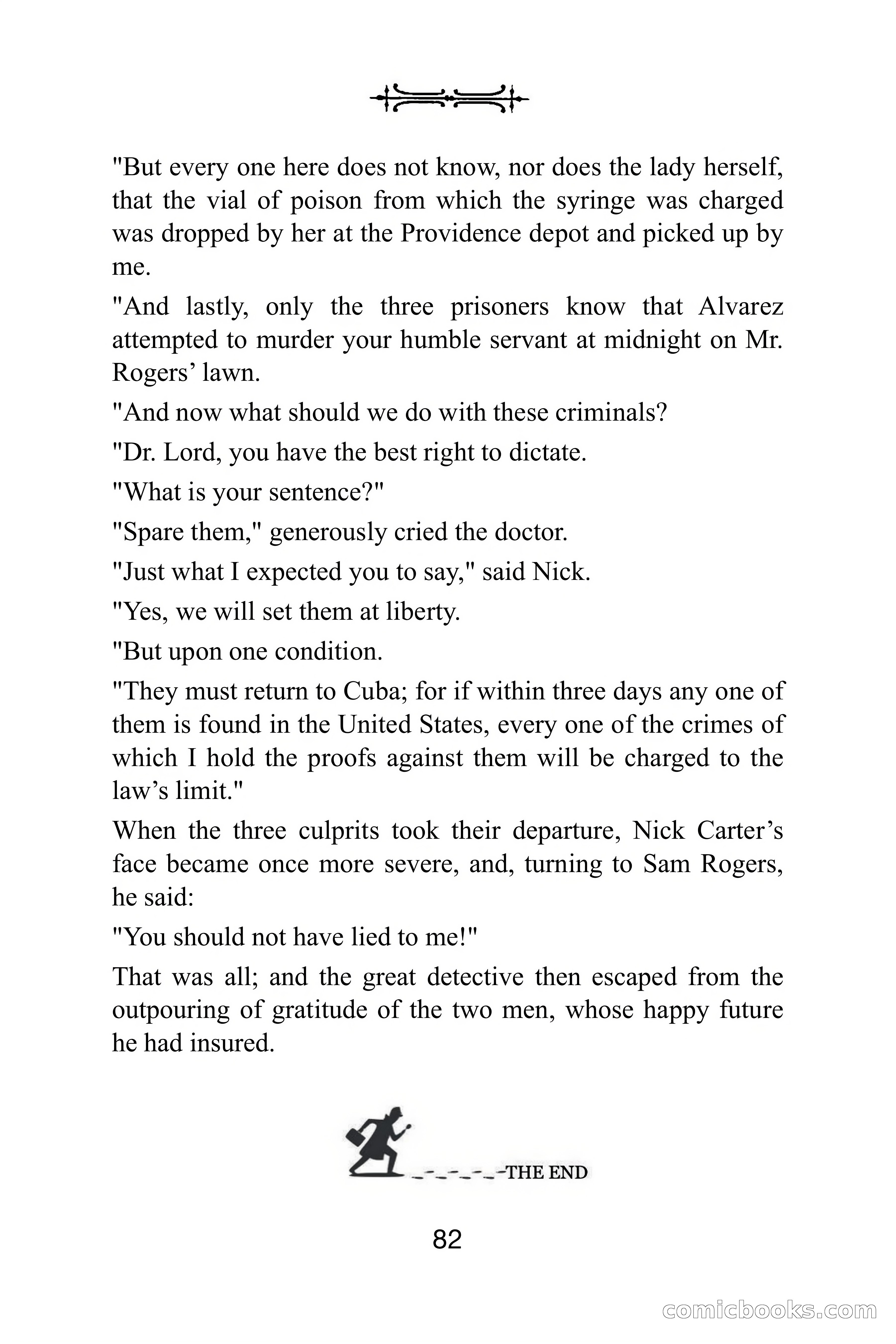 Nick Carter Weekly: The Little Glass Vial — page 82 of 86
