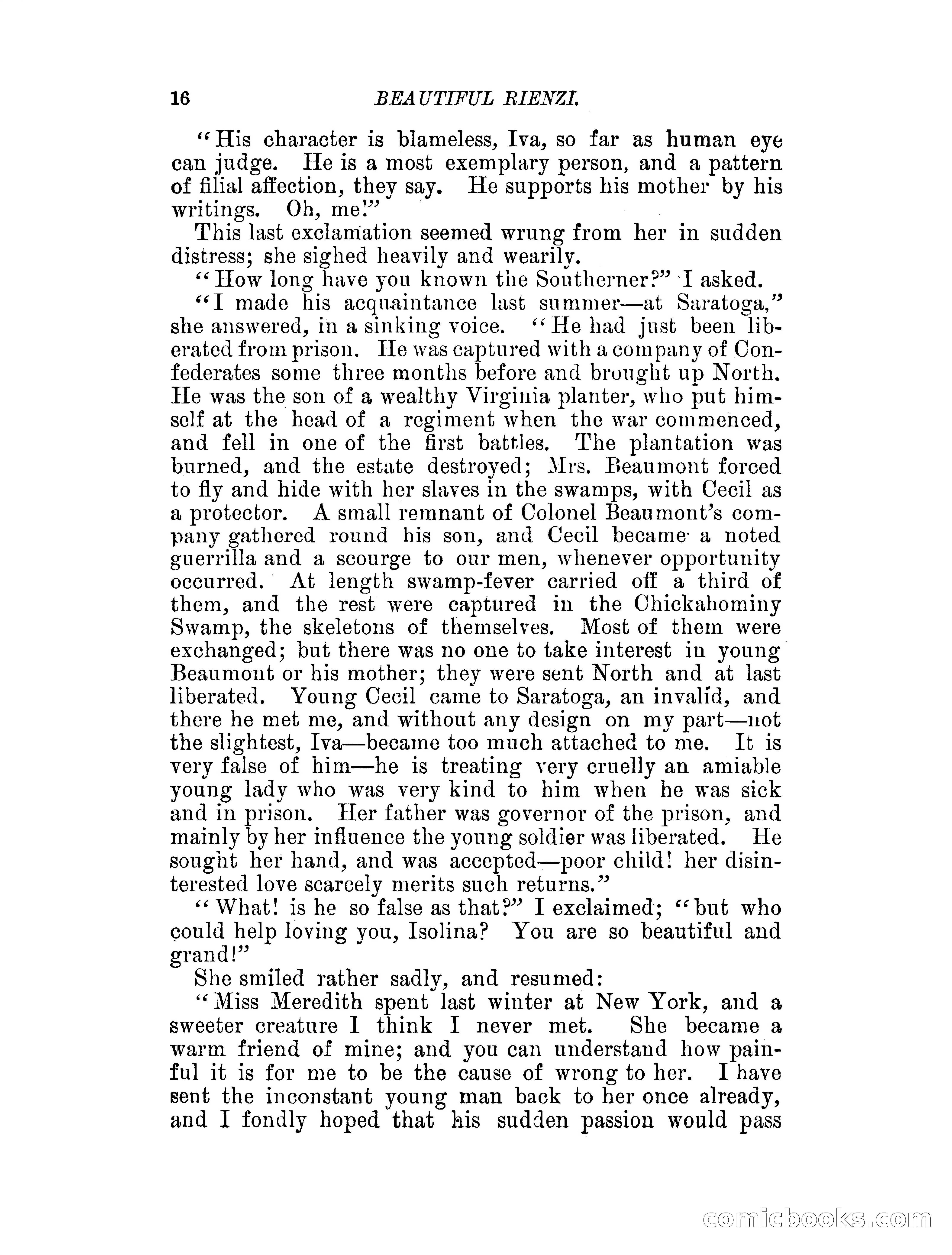 Beautiful Rienzi; or, The secret vendetta — page 21 of 287
