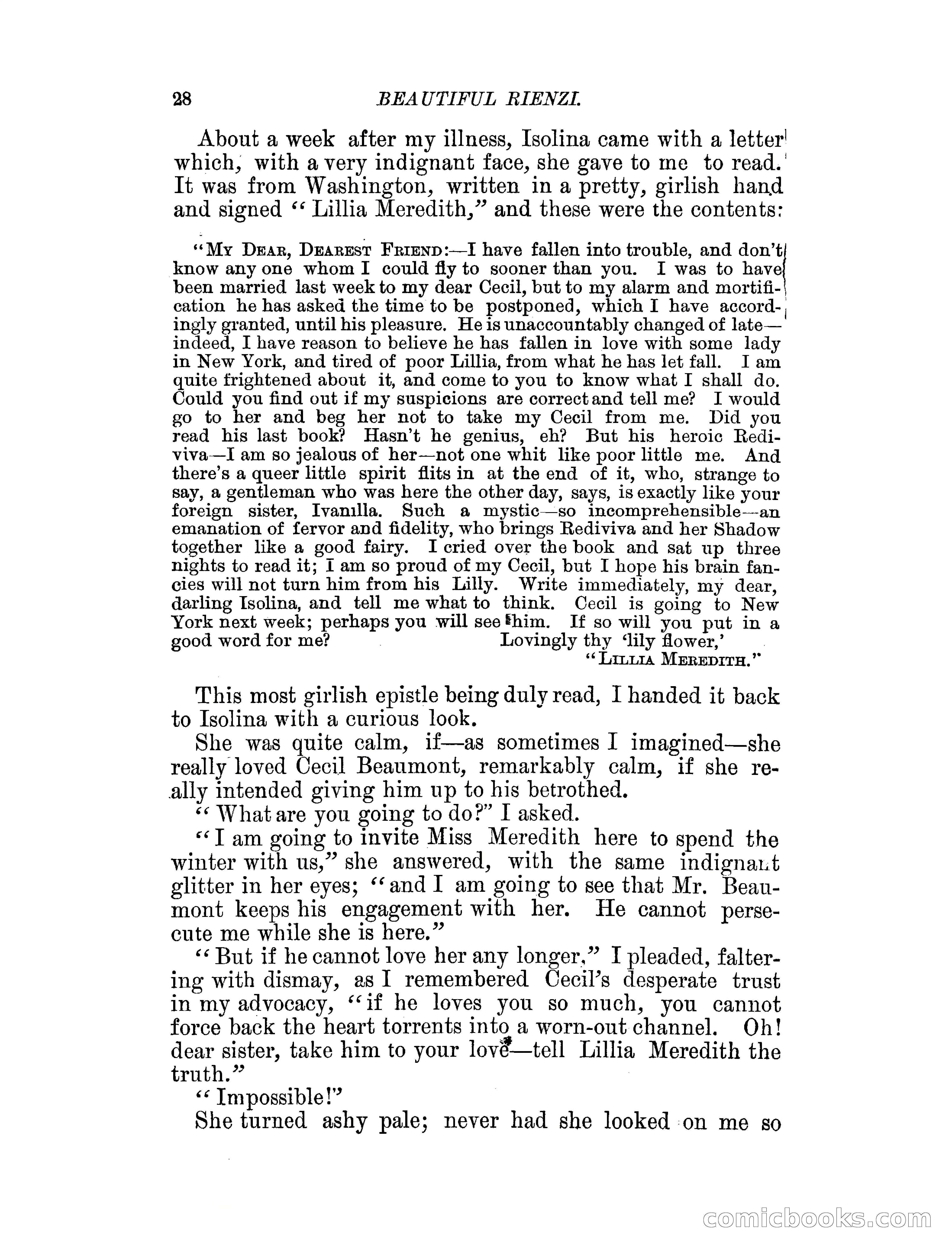 Beautiful Rienzi; or, The secret vendetta — page 33 of 287