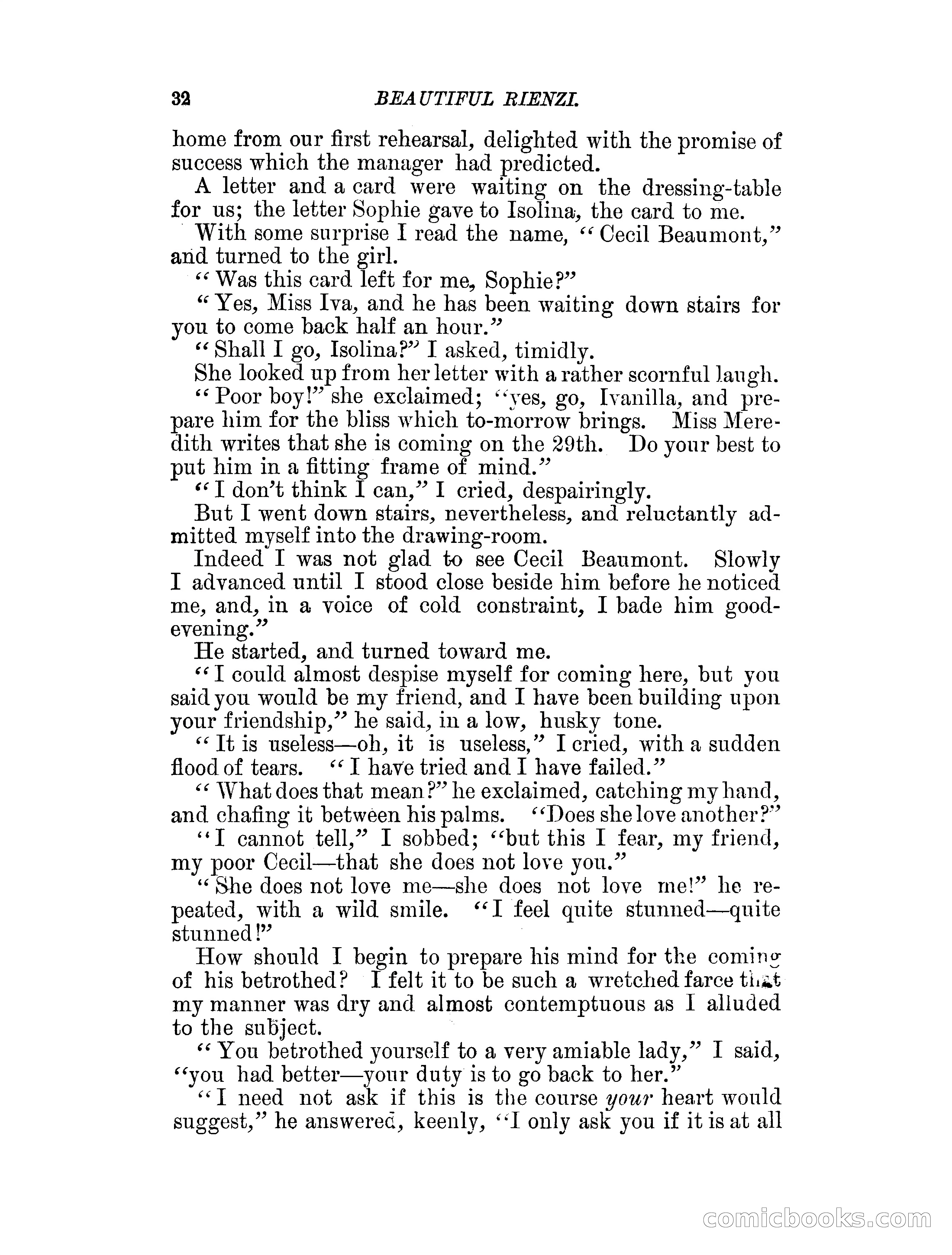 Beautiful Rienzi; or, The secret vendetta — page 37 of 287